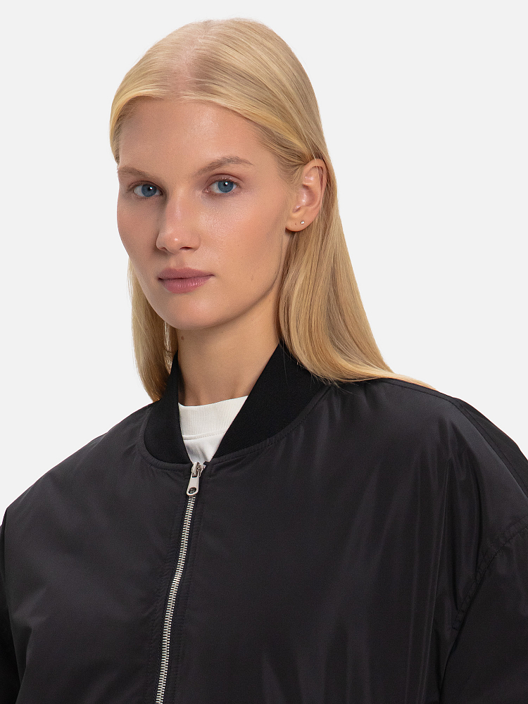 фото Женский бомбер padded bomber jacket streetbeat