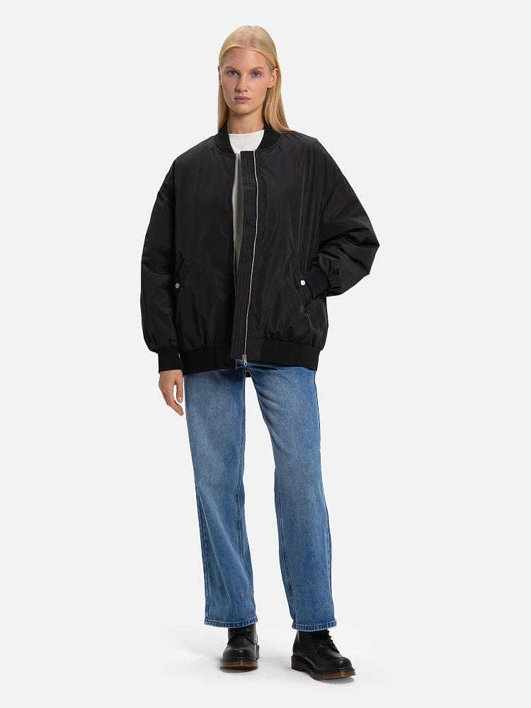 фото Женский бомбер padded bomber jacket streetbeat