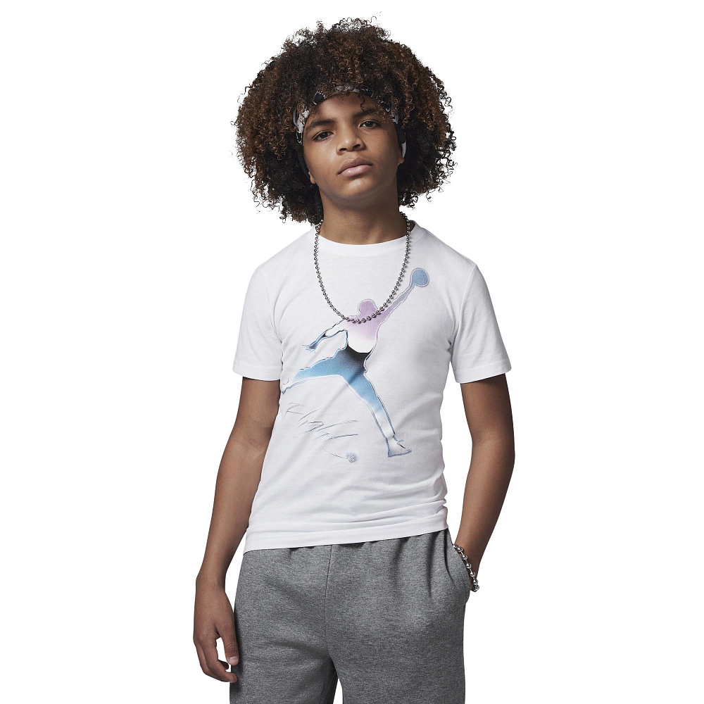 фото Подростковая футболка jumpman flight chrome short-sleeve tee jordan