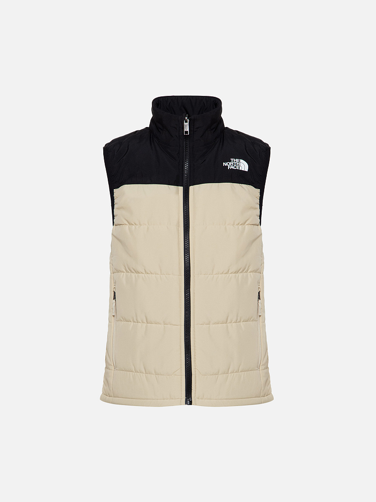 фото Жилет стёганный teen never stop sn vest gravel/tnfblack the north face