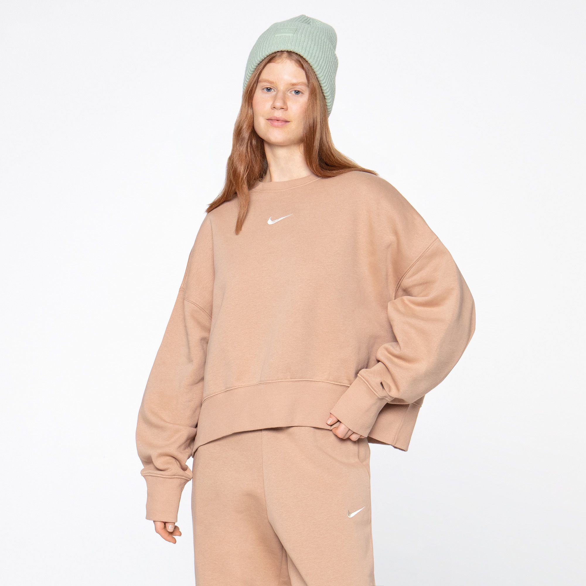 Женский свитшот Nike Sportswear Phoenix Fleece Over-Oversized Crewneck — размер 48-50 / L