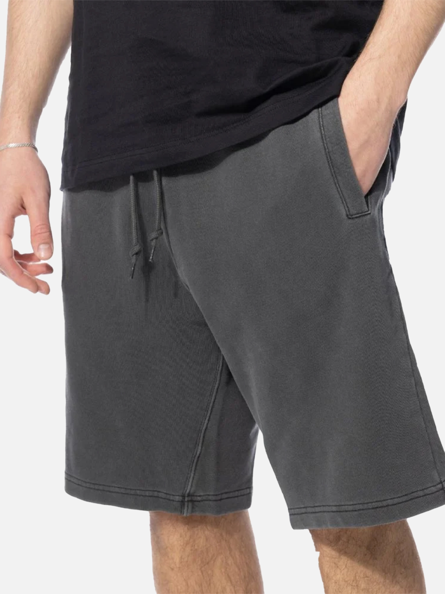 Мужские шорты Carhartt WIP Nelson Sweat Short I030130-BLACK купить