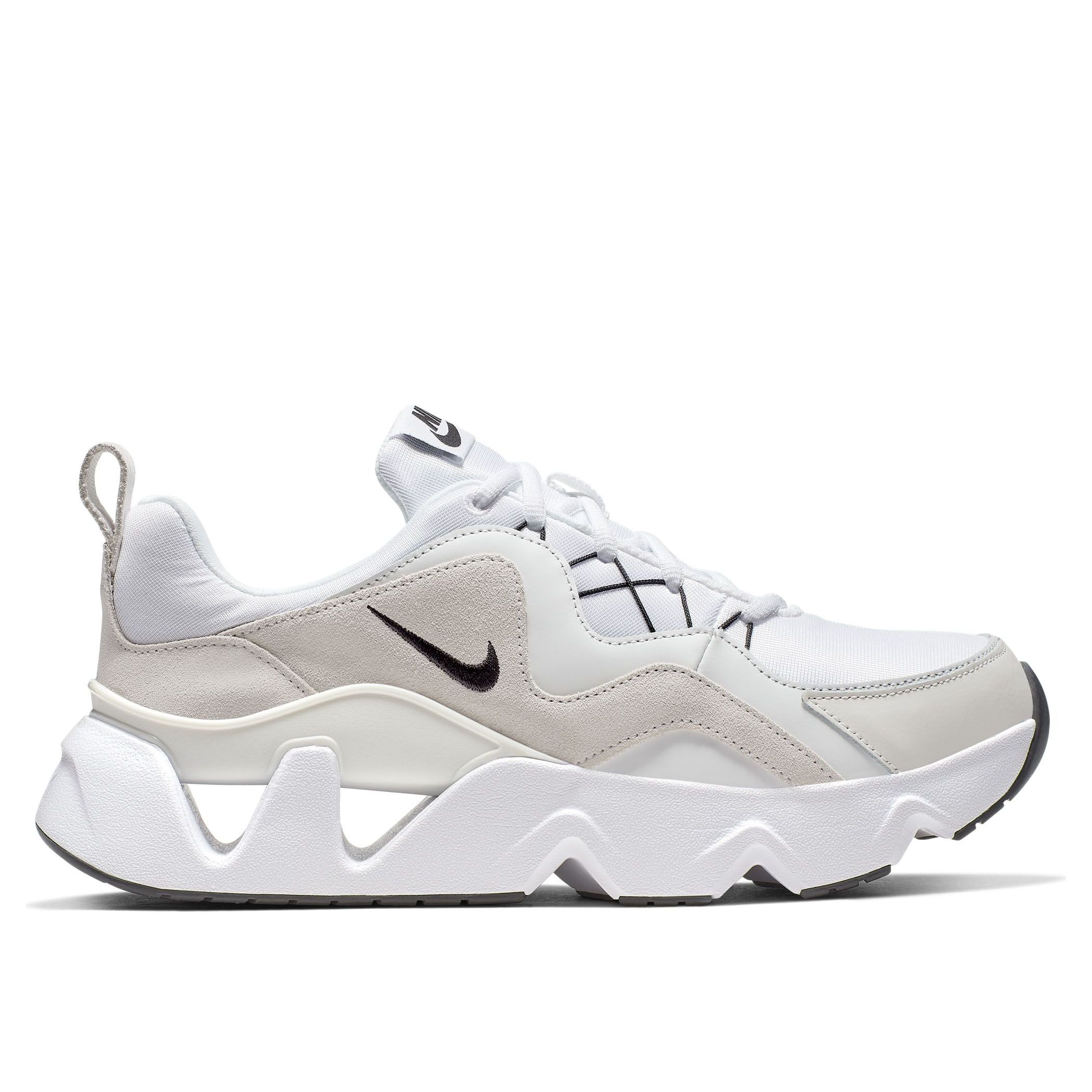 nike ryz white black