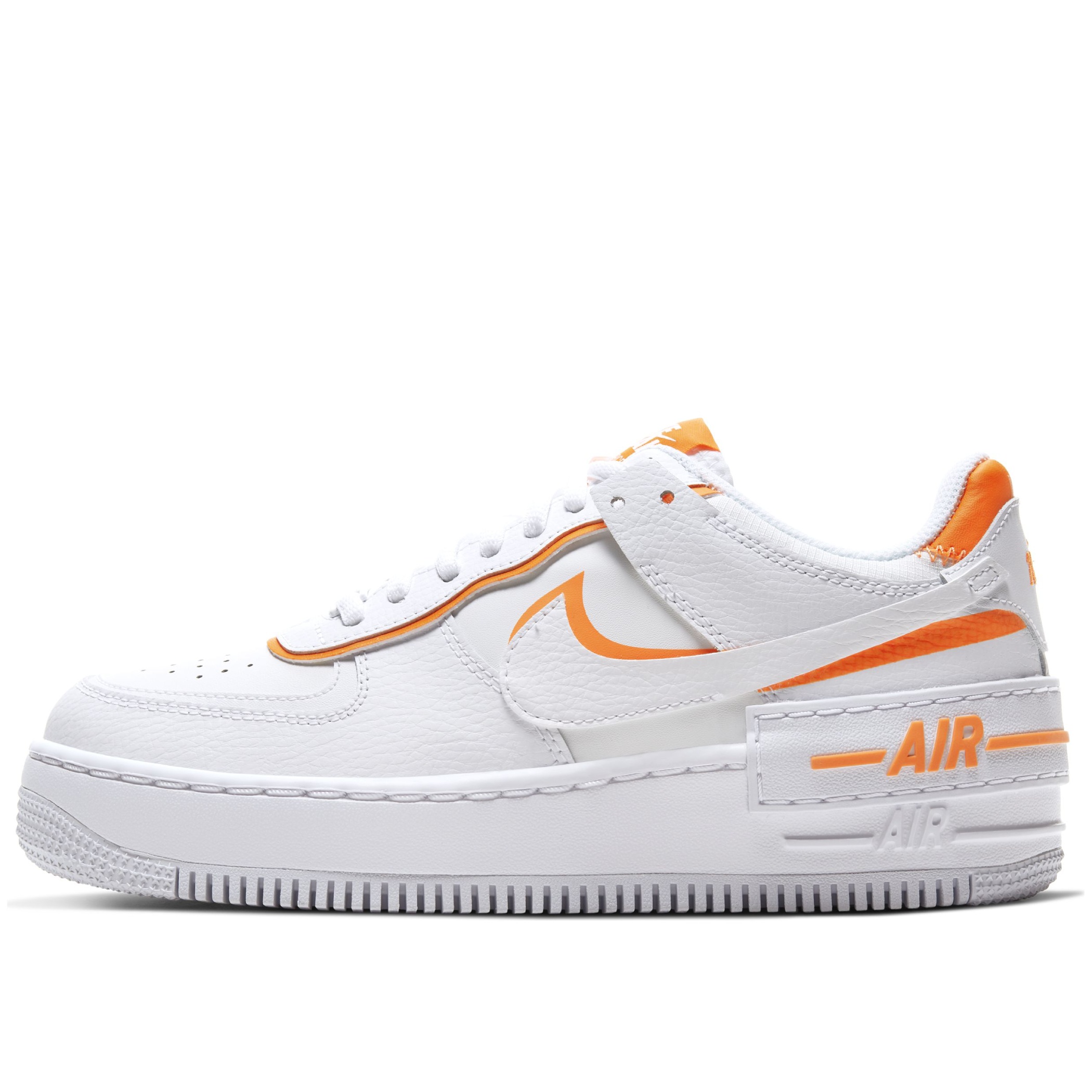 nike air force white and orange