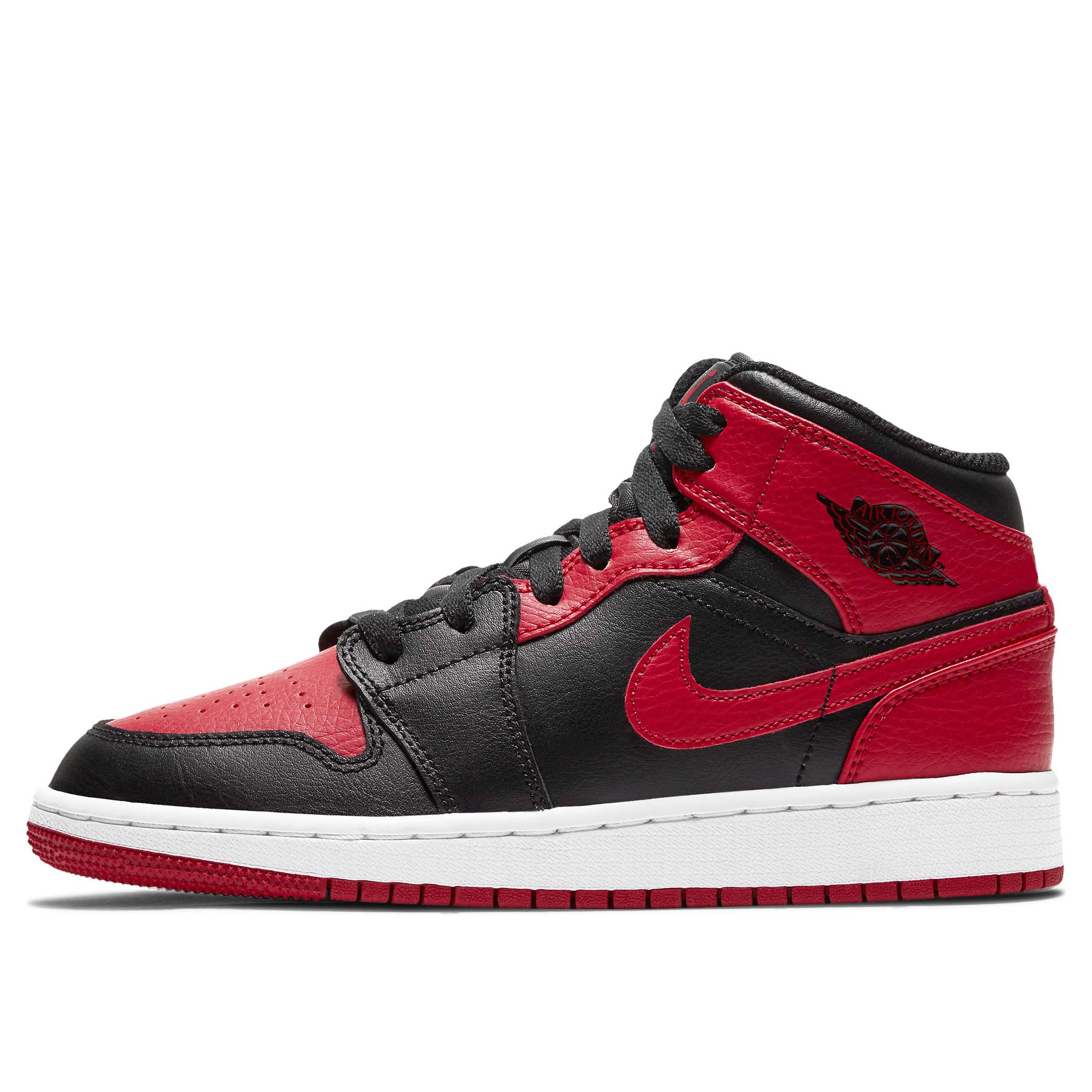 Mid (GS) 554725-074 Black/Gym Red-White 