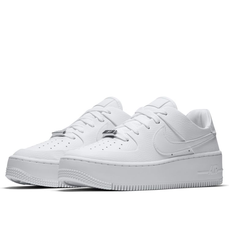 nike air force one sage low women's white