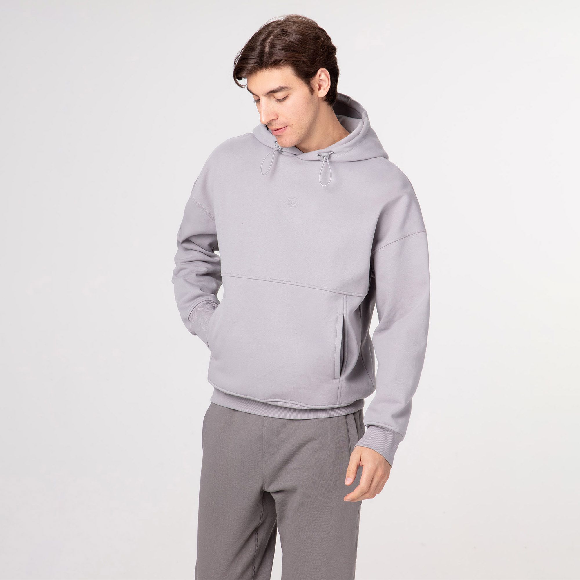 Мужская худи STREETBEAT Oversize Front Pockets Fleece Hoodie