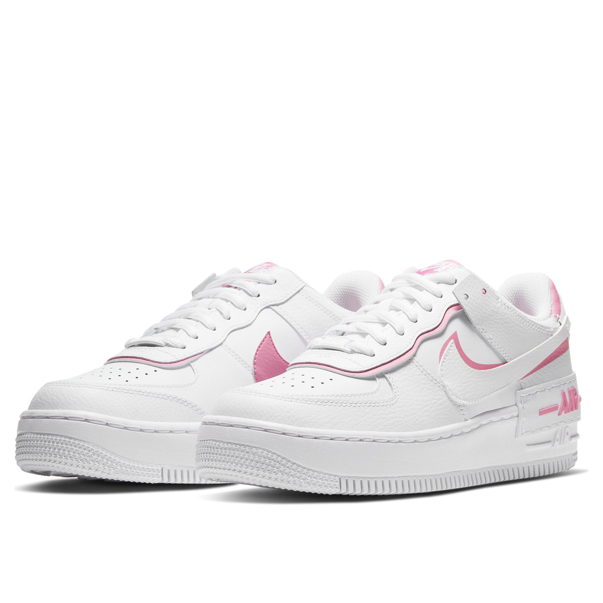 air force 1 white and pink shadow