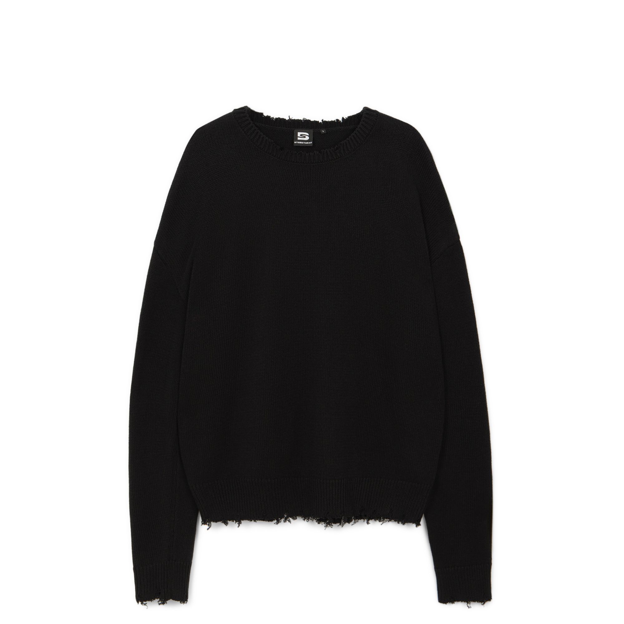 Мужской свитер Knitted Distressed Edge Oversize Sweater Streetbeat
