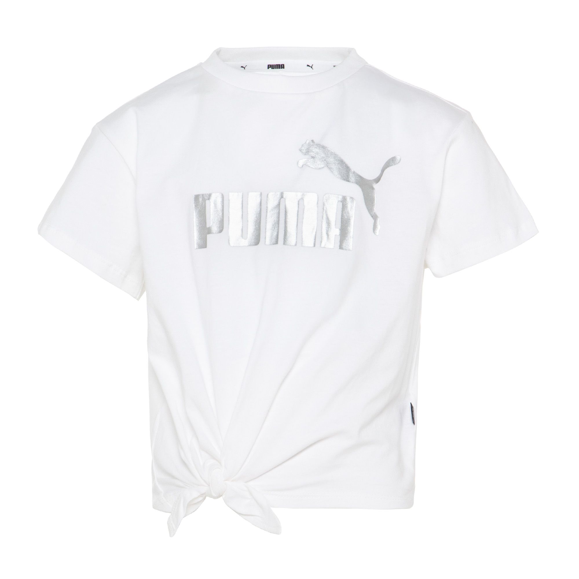 Подростковая футболка PUMA Essentials+ Logo Knotted Tee