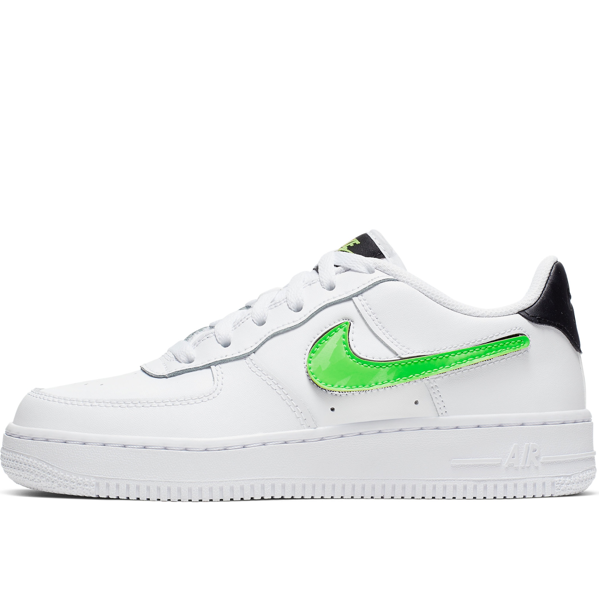 air force 1 black and green