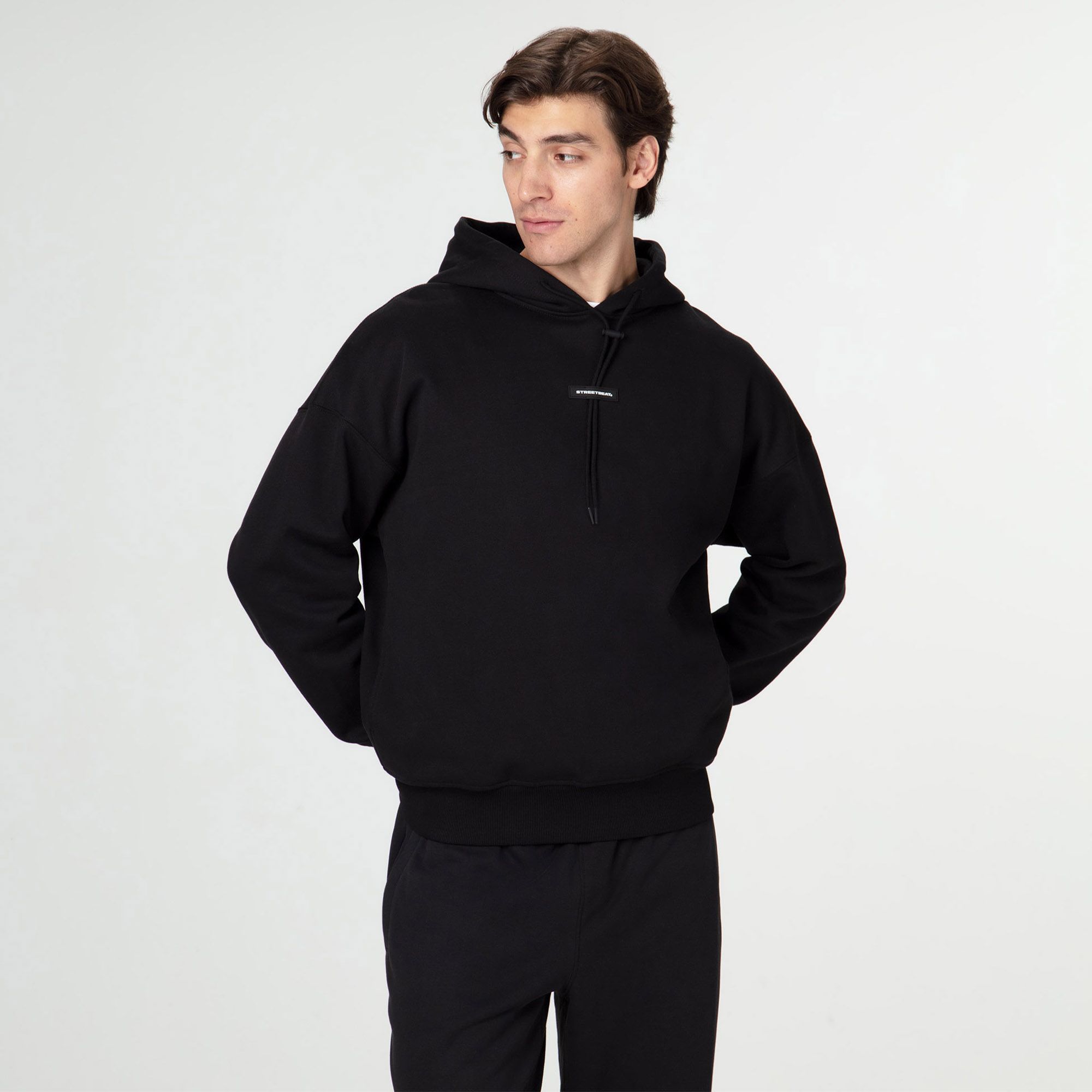 Мужская худи STREETBEAT Oversize Side Pockets Fleece Hoodie