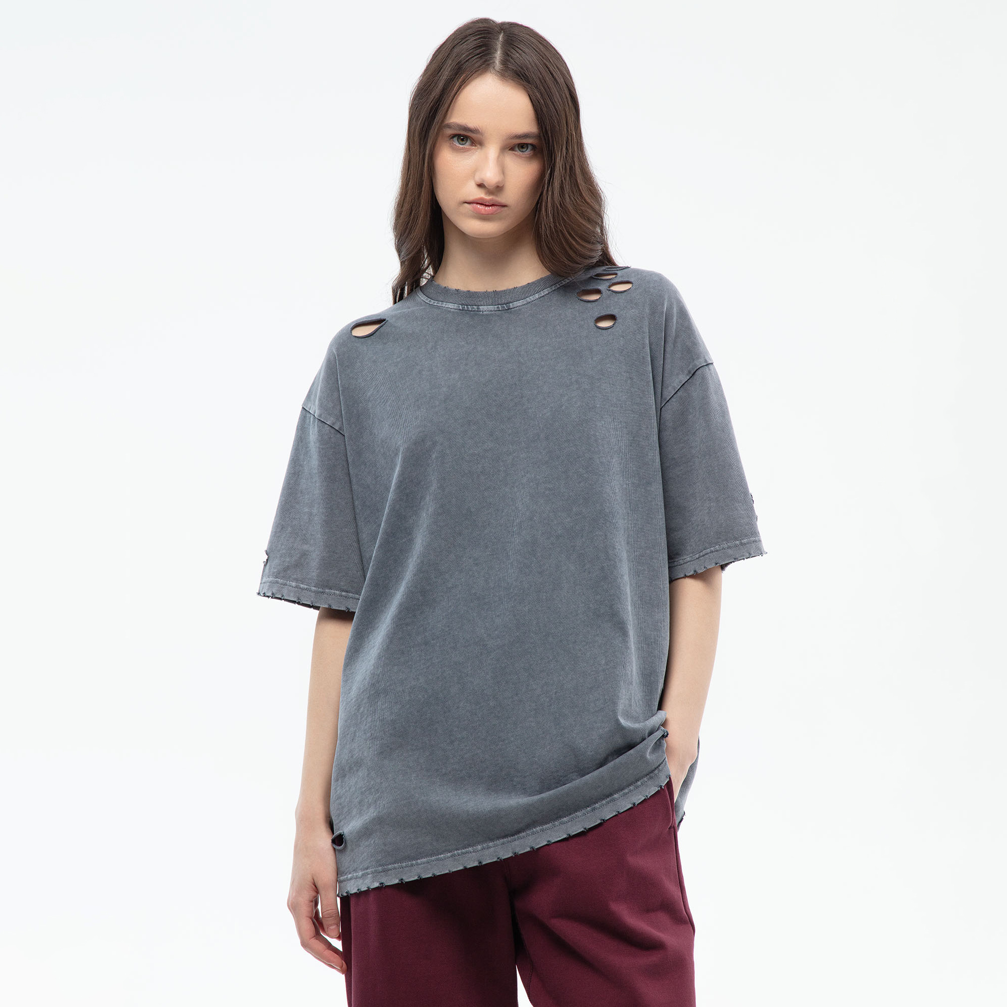 Женская футболка STREETBEAT Worned Oversize Tee