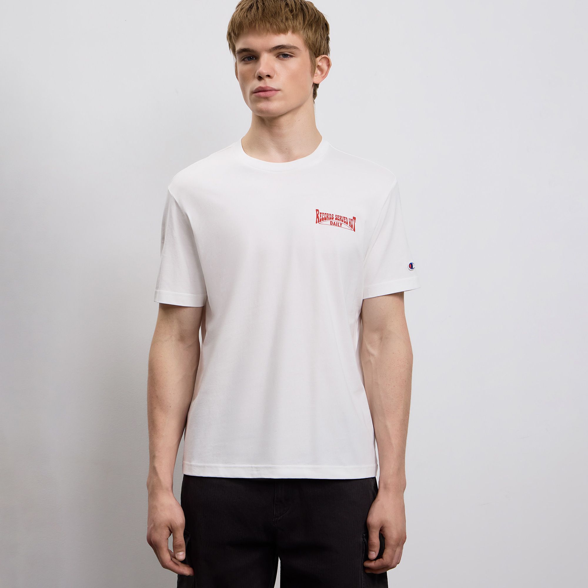 Мужская футболка Graphic Crewneck T-Shirt — размер 50-52 / L