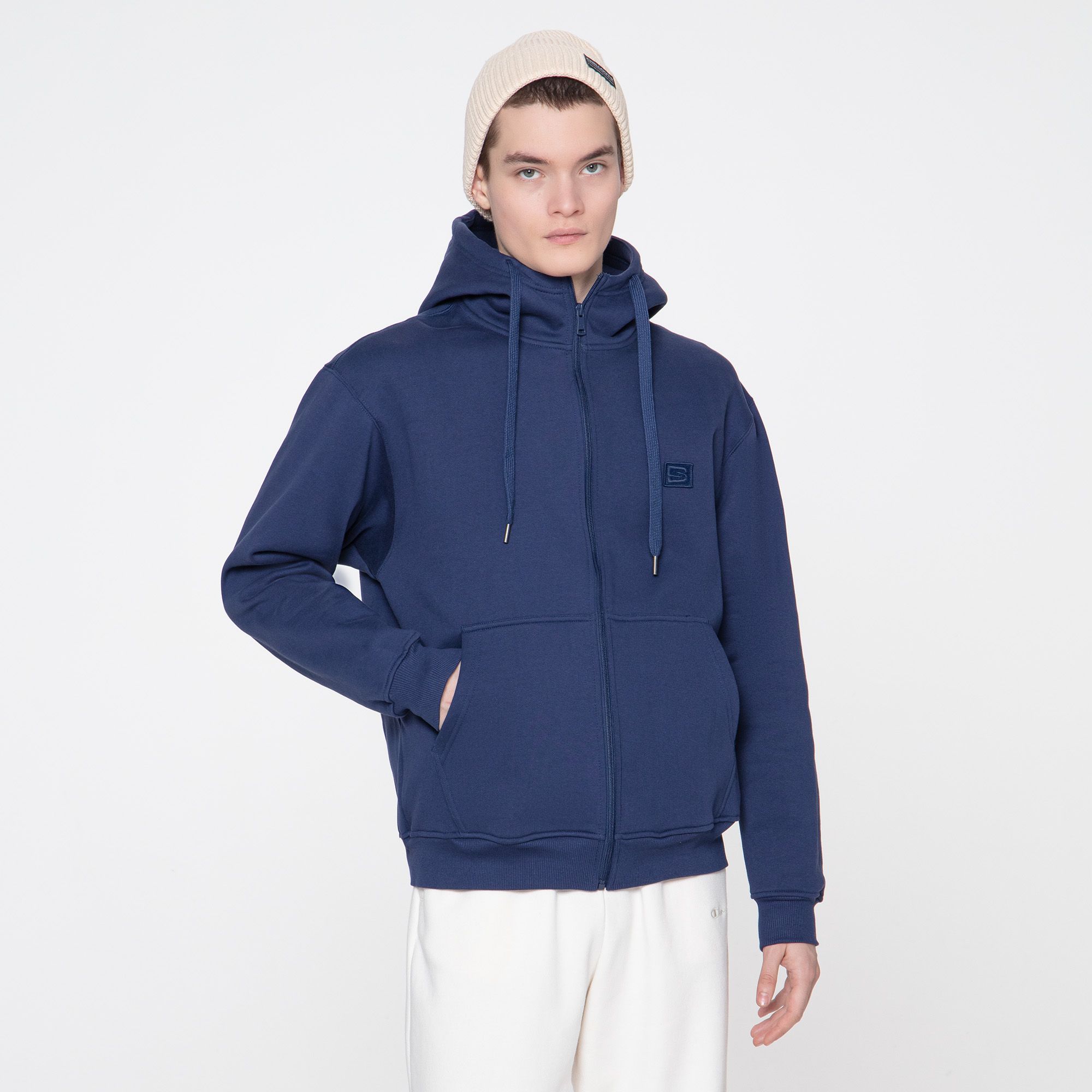 Мужская толстовка Street Beat Full Zip Basic Fleece Hoodie