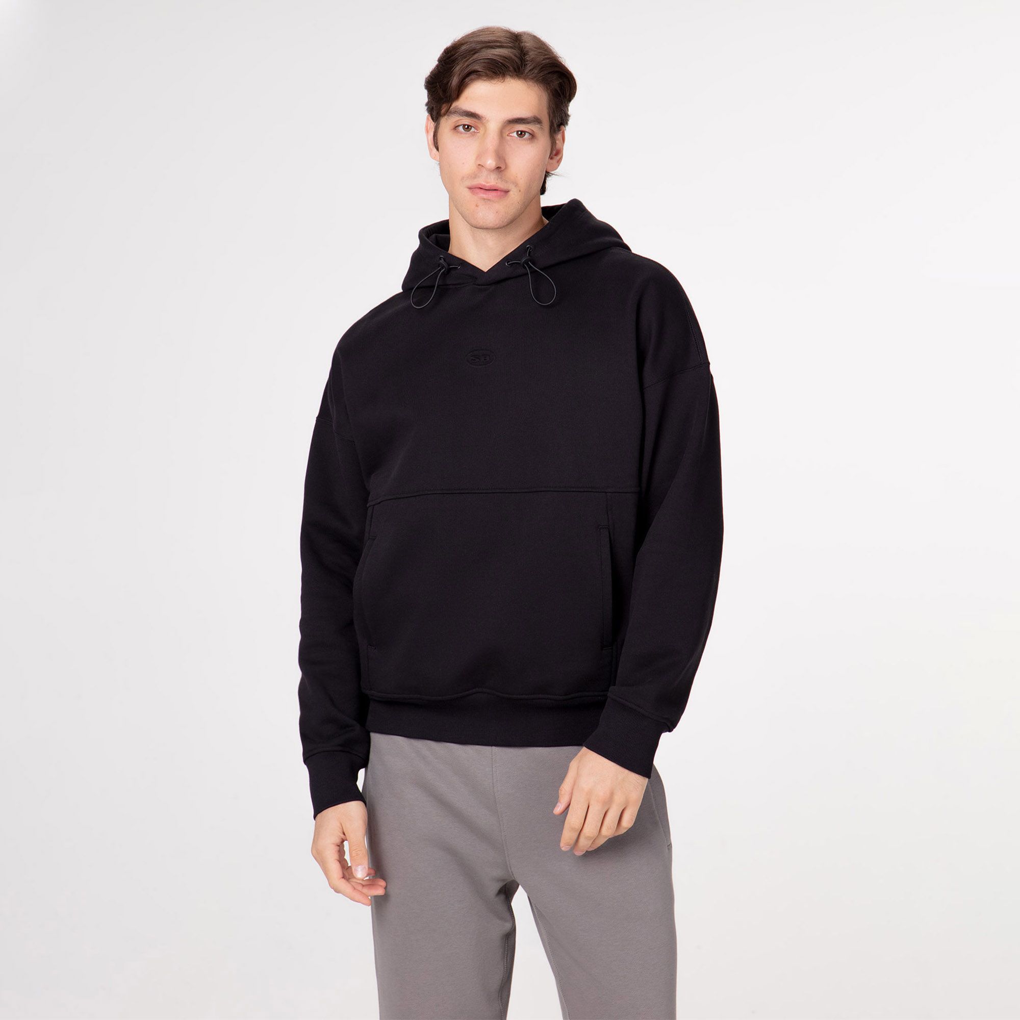 Мужская худи STREETBEAT Oversize Front Pockets Fleece Hoodie