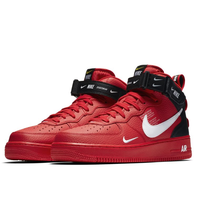 nike air force 1 07 lv8 red white