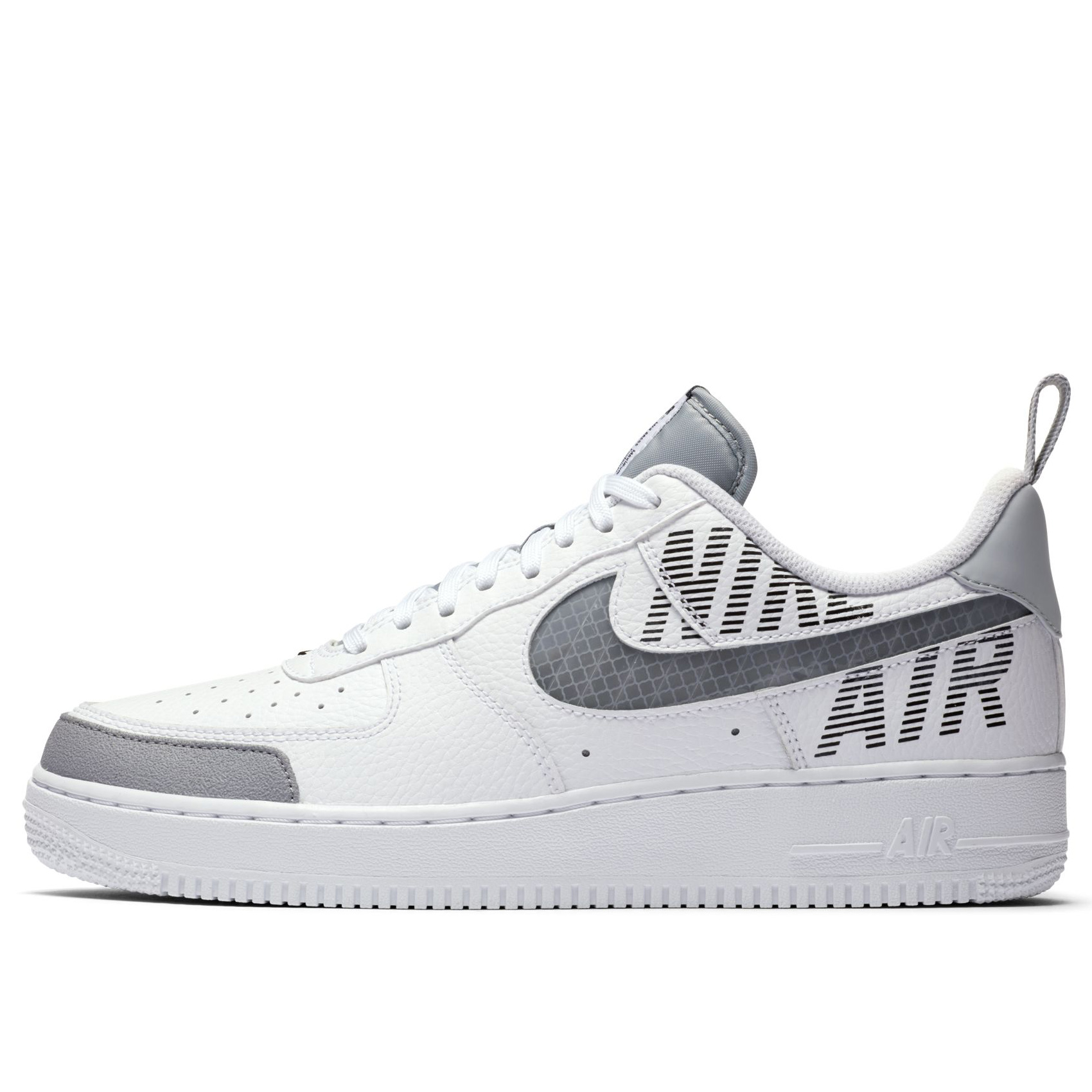 air force 1 gray and white