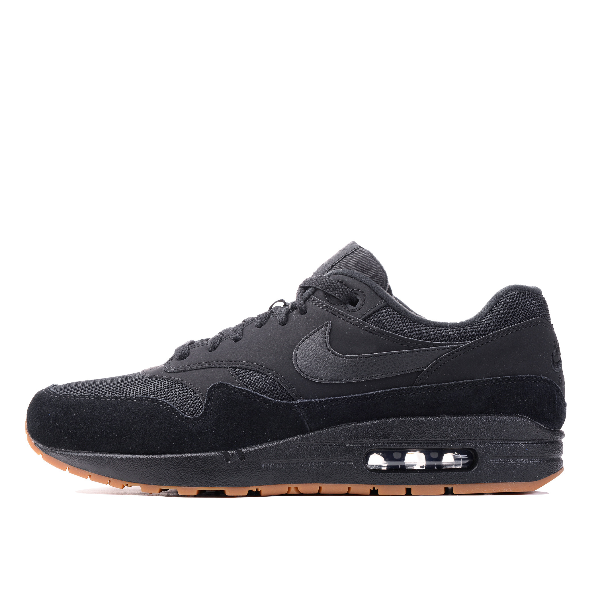 nike air max 1 all black leather