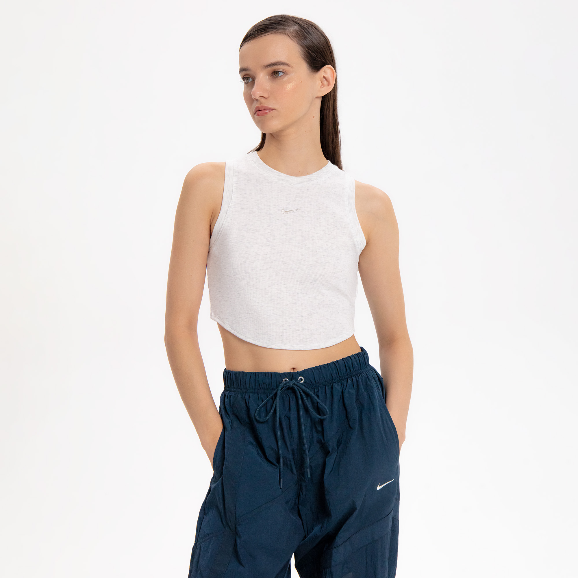 Женская топ-майка Nike Sportswear Cropped Mini-Rib Tank Top