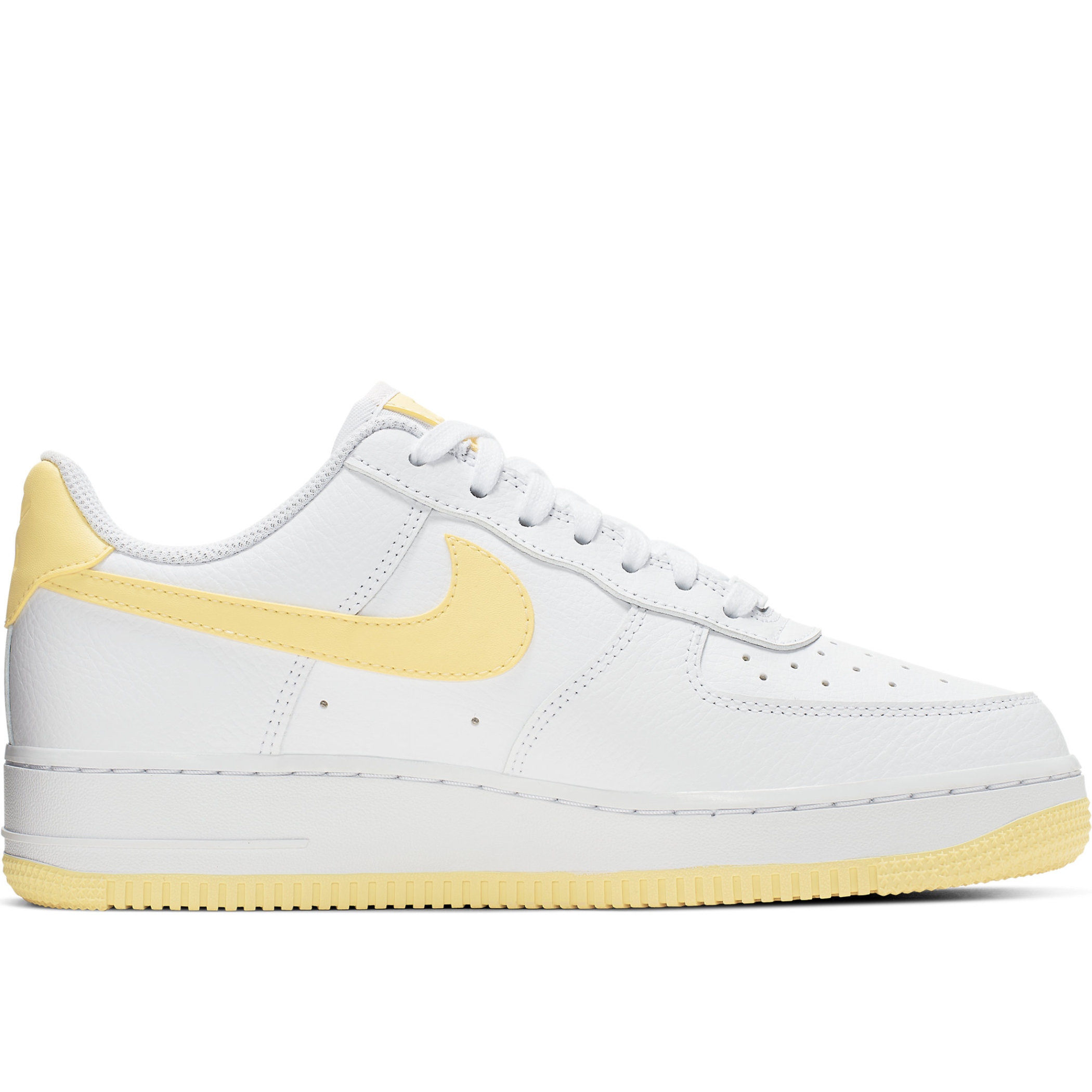 nike af1 white and yellow