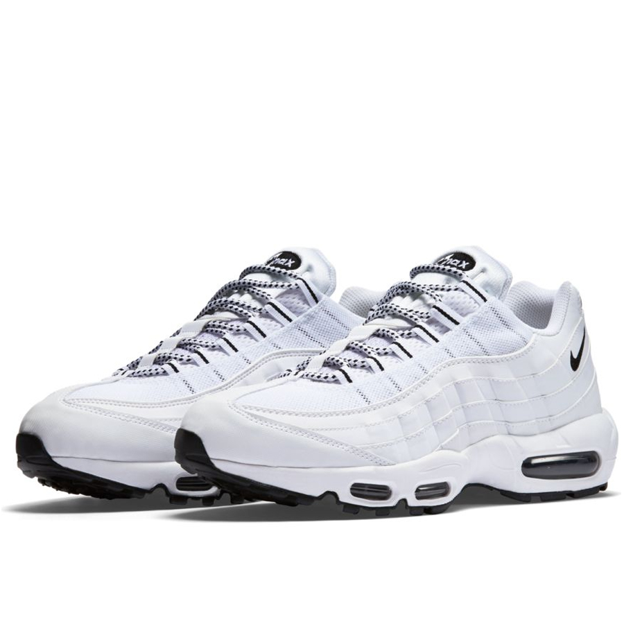 black and white air max 95