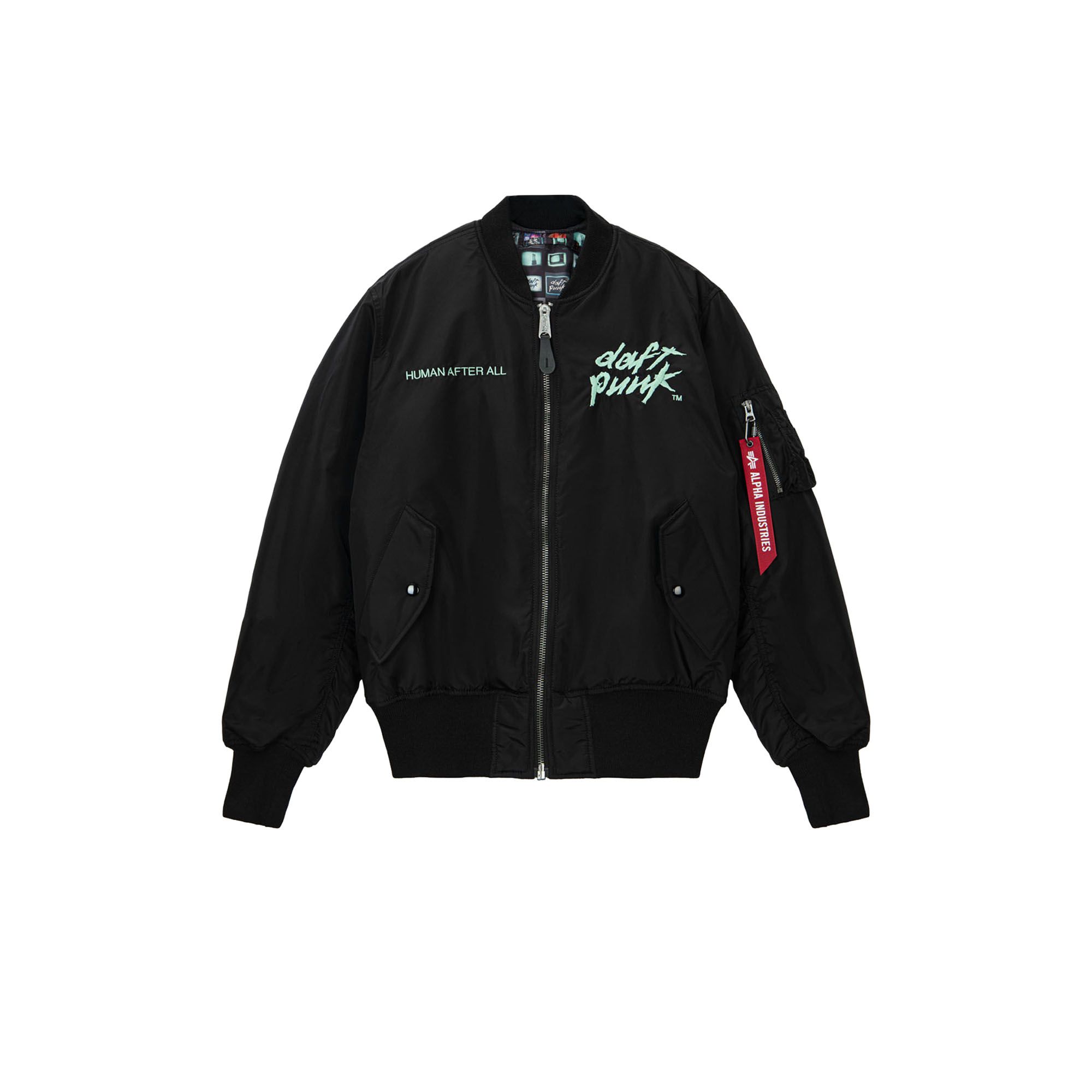 Бомбер Alpha Industries x Daft Punk Ma-1 Jacket — размер 50-52 / L
