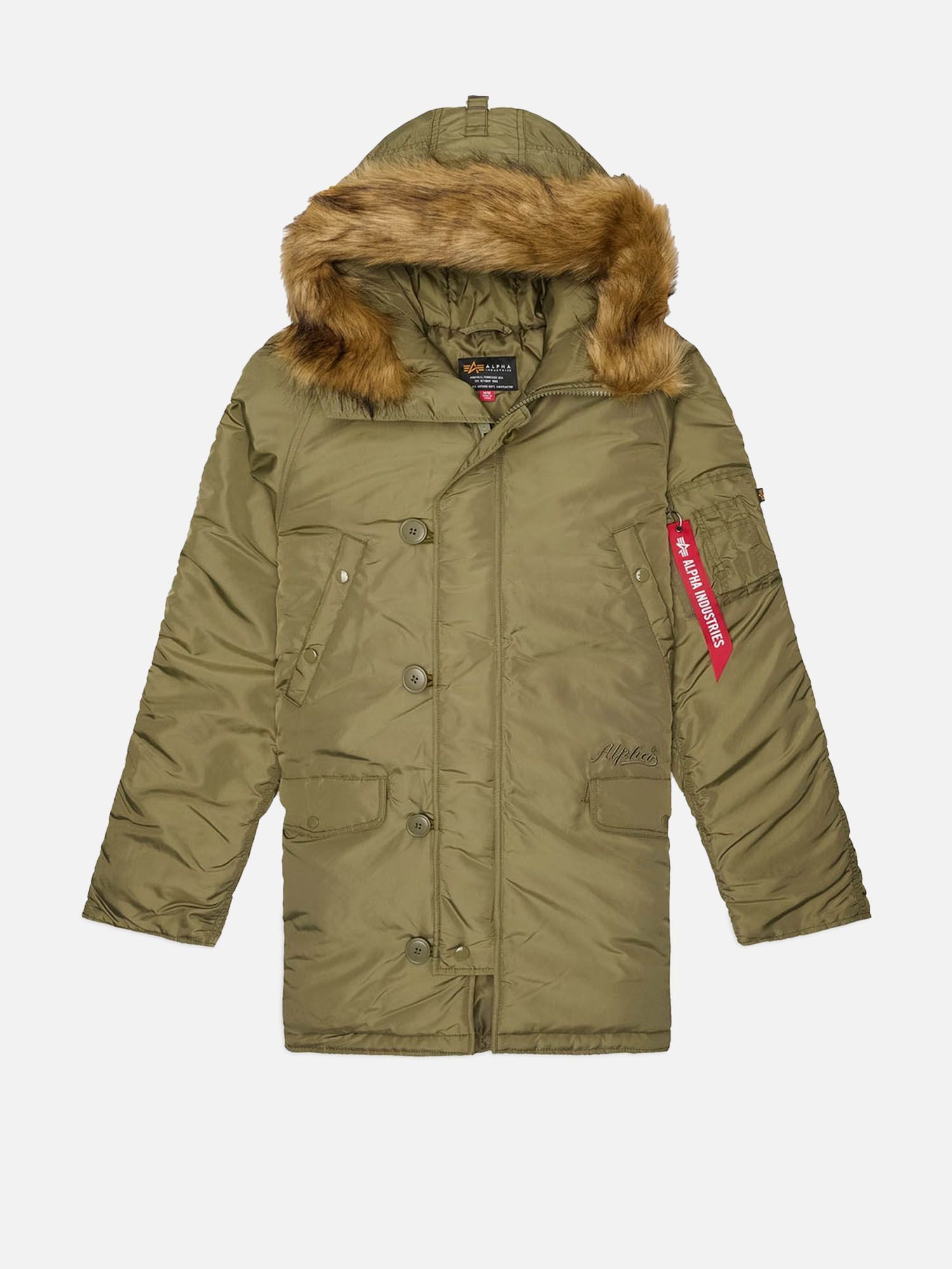 Мужская парка N-3B Relaxed Fit Parka Alpha Industries