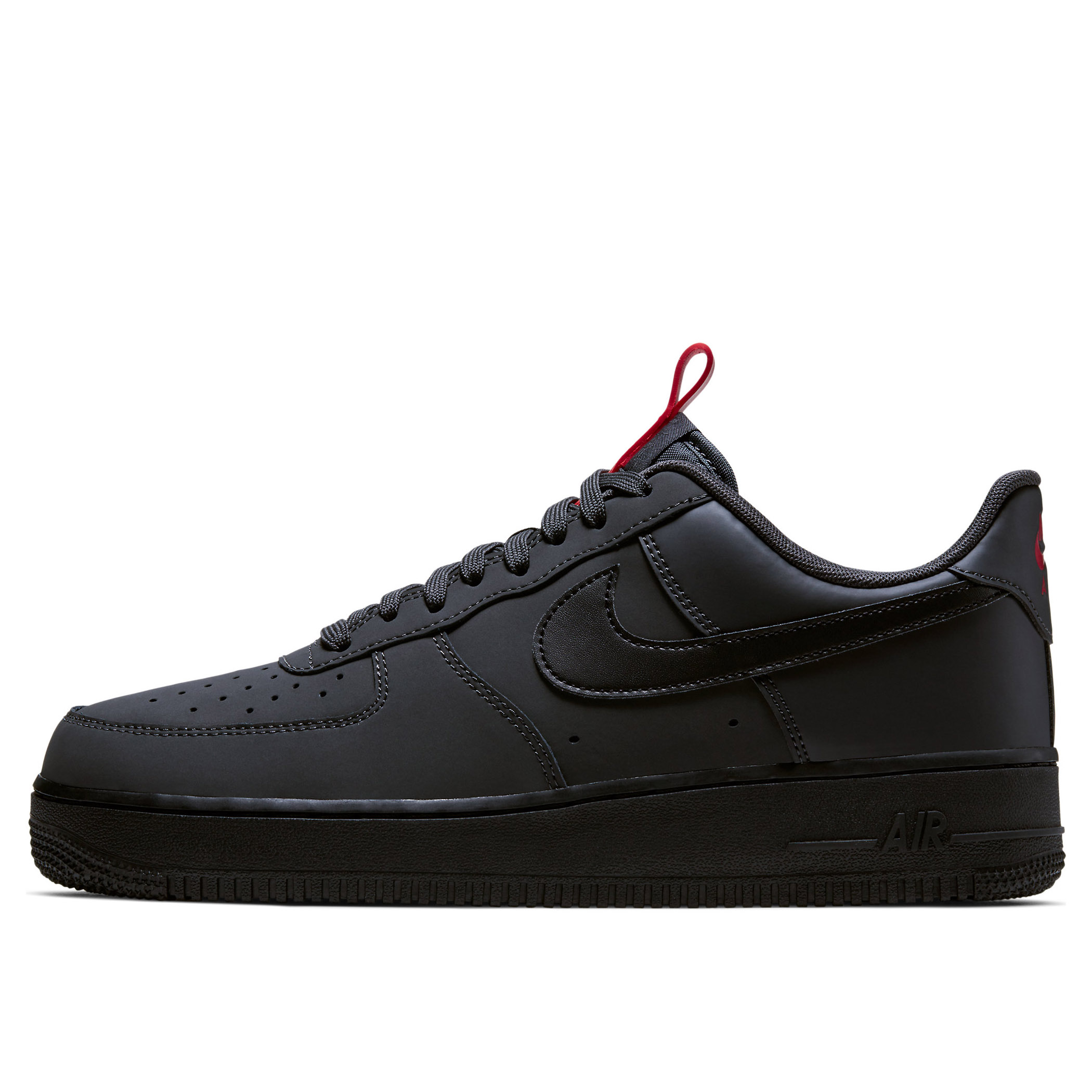 nike air force 1 07 anthracite university red