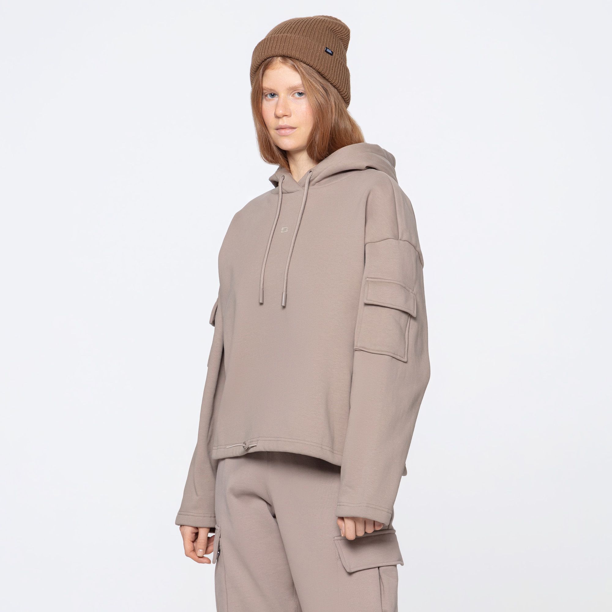 Женская худи STREETBEAT Pocket Sleeve Fleece Hoodie