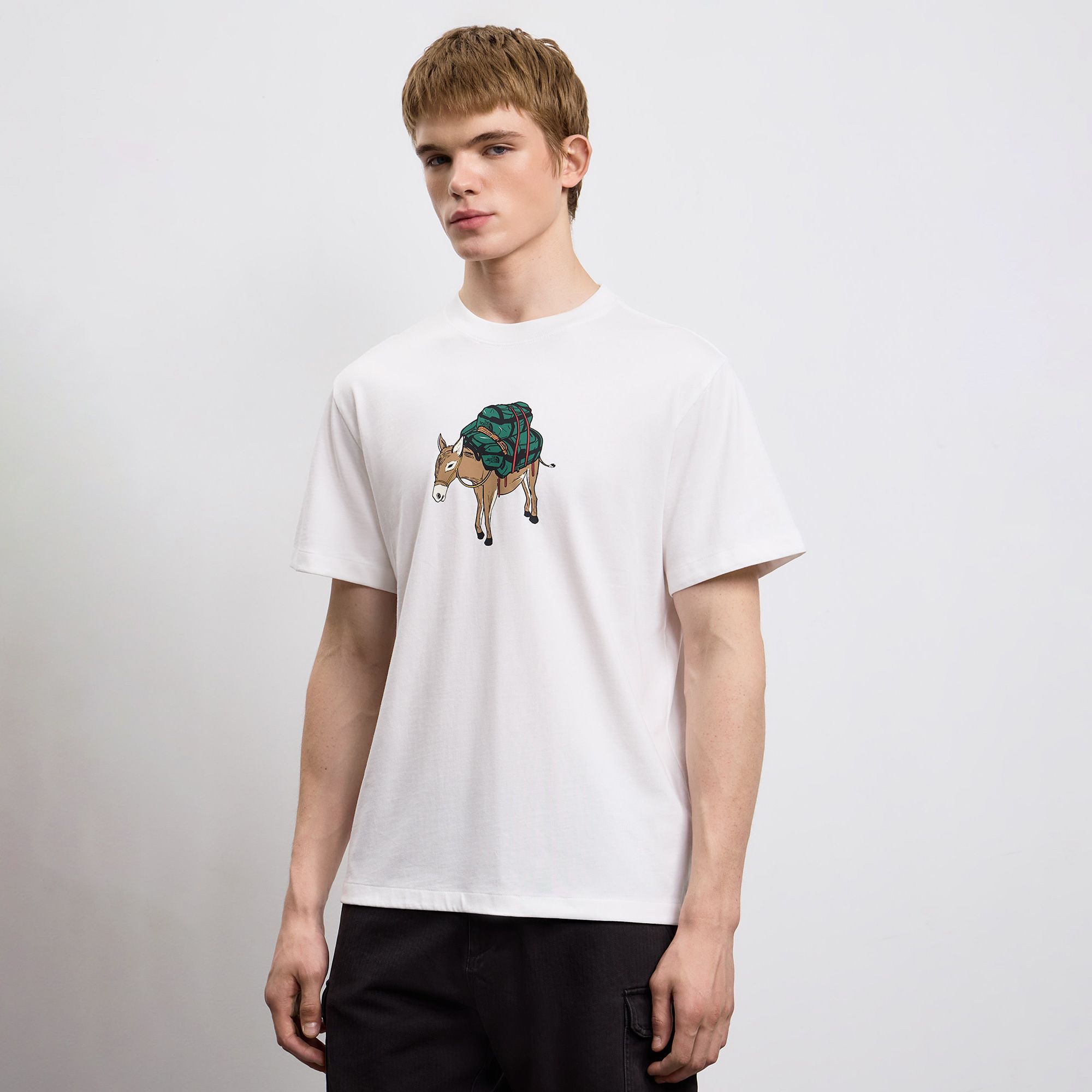 Мужская футболка Donkey Taxi Relaxed Graphic T-shirt — размер 50-52 / L