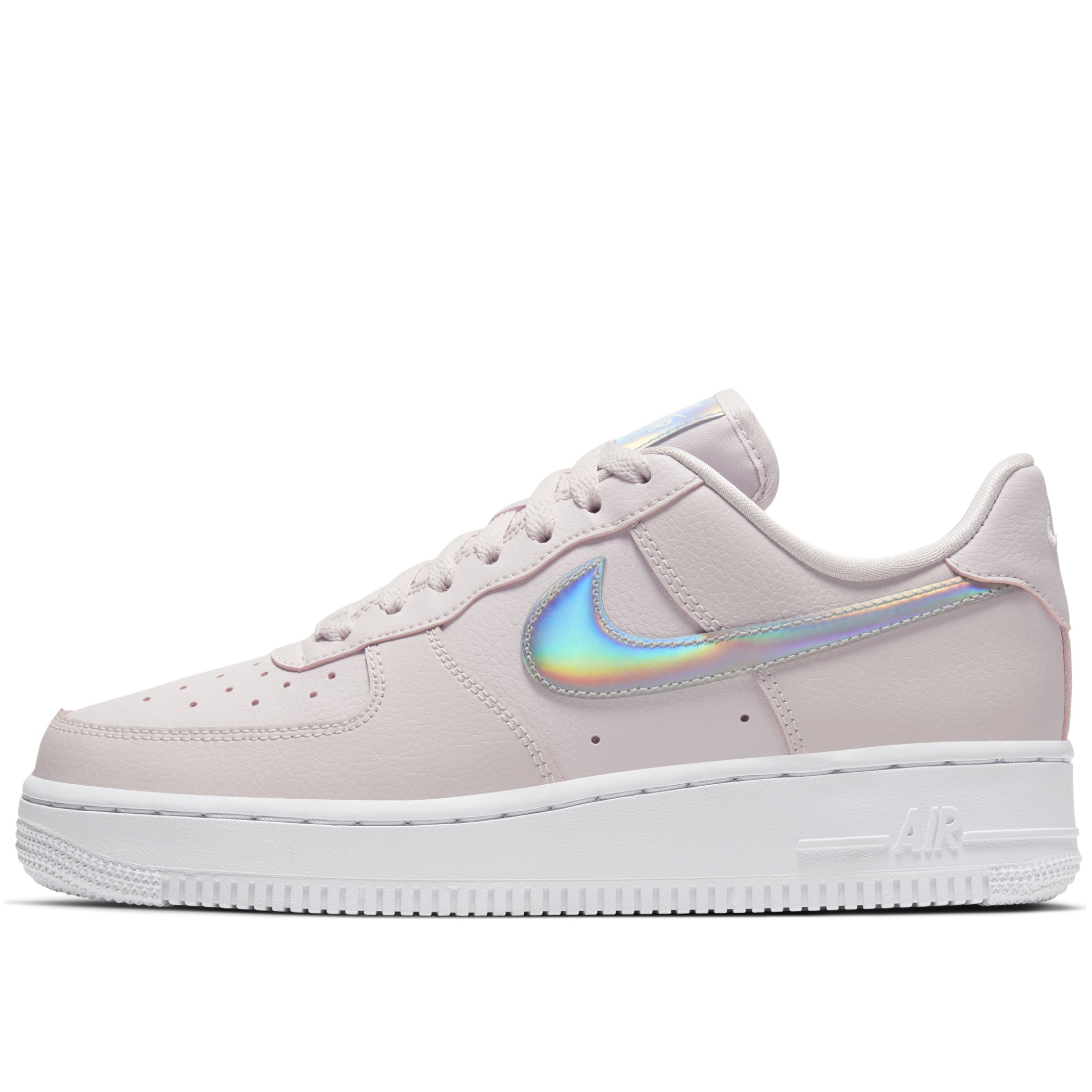 air force 1 07 trainers barely rose irridescent white f