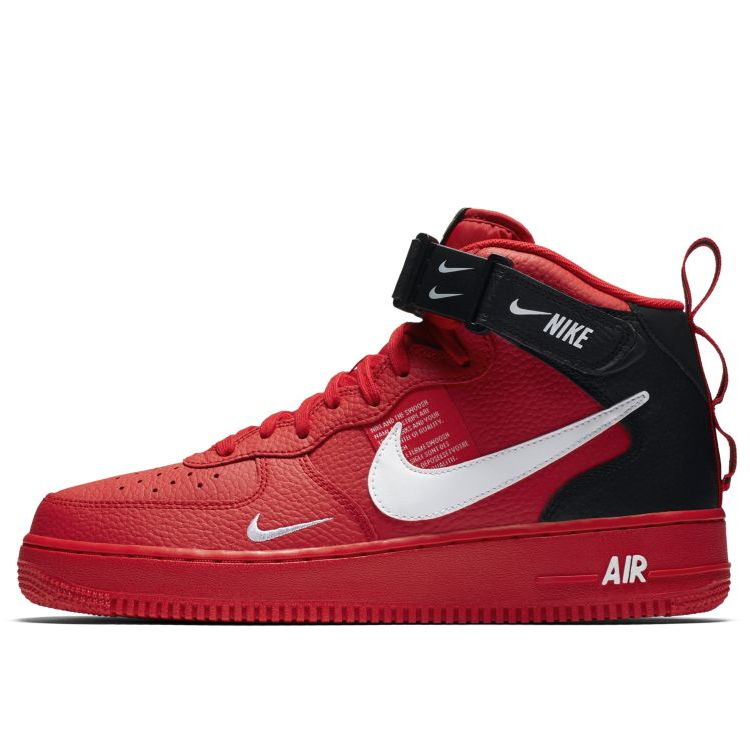 nike air force one mid red