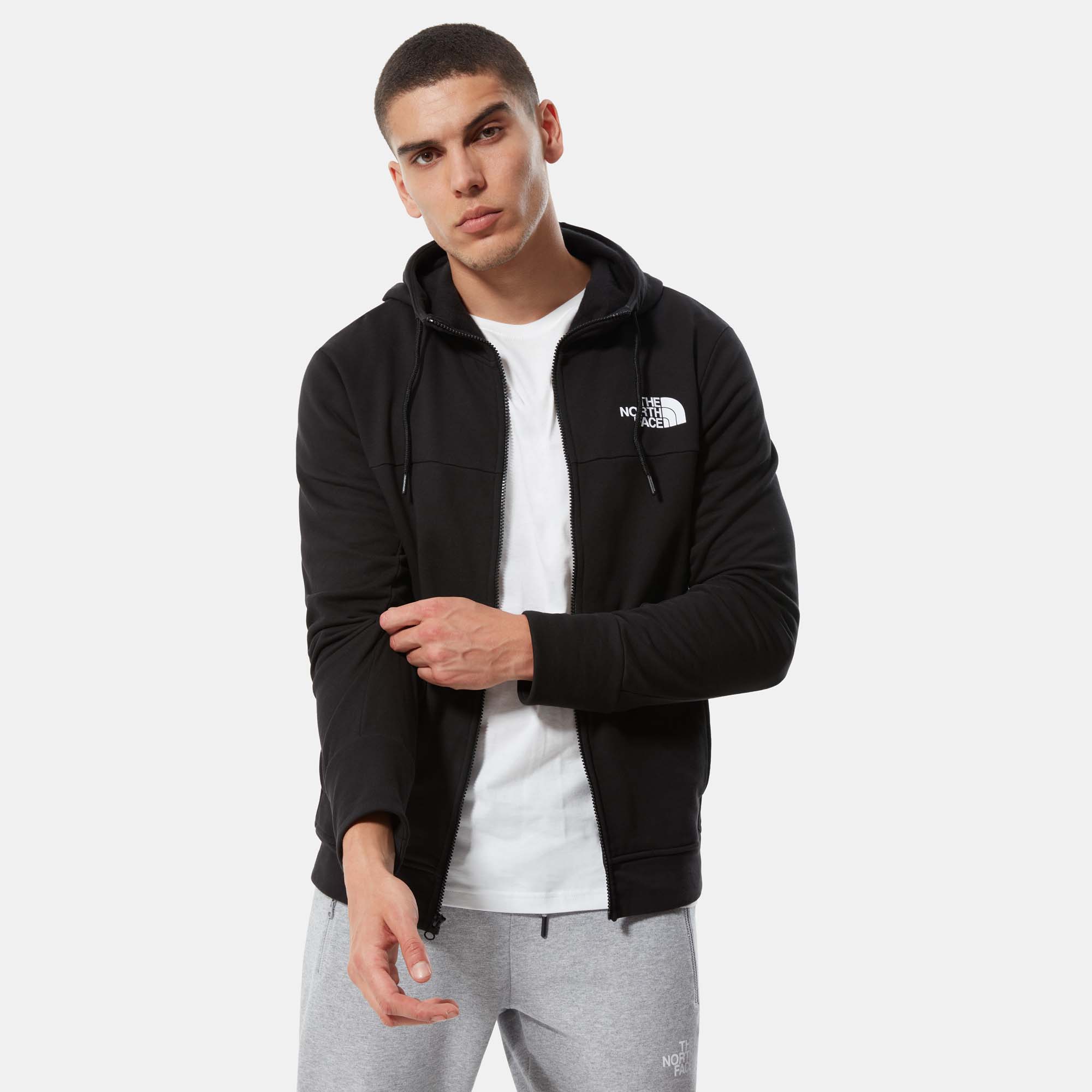the north face zip up