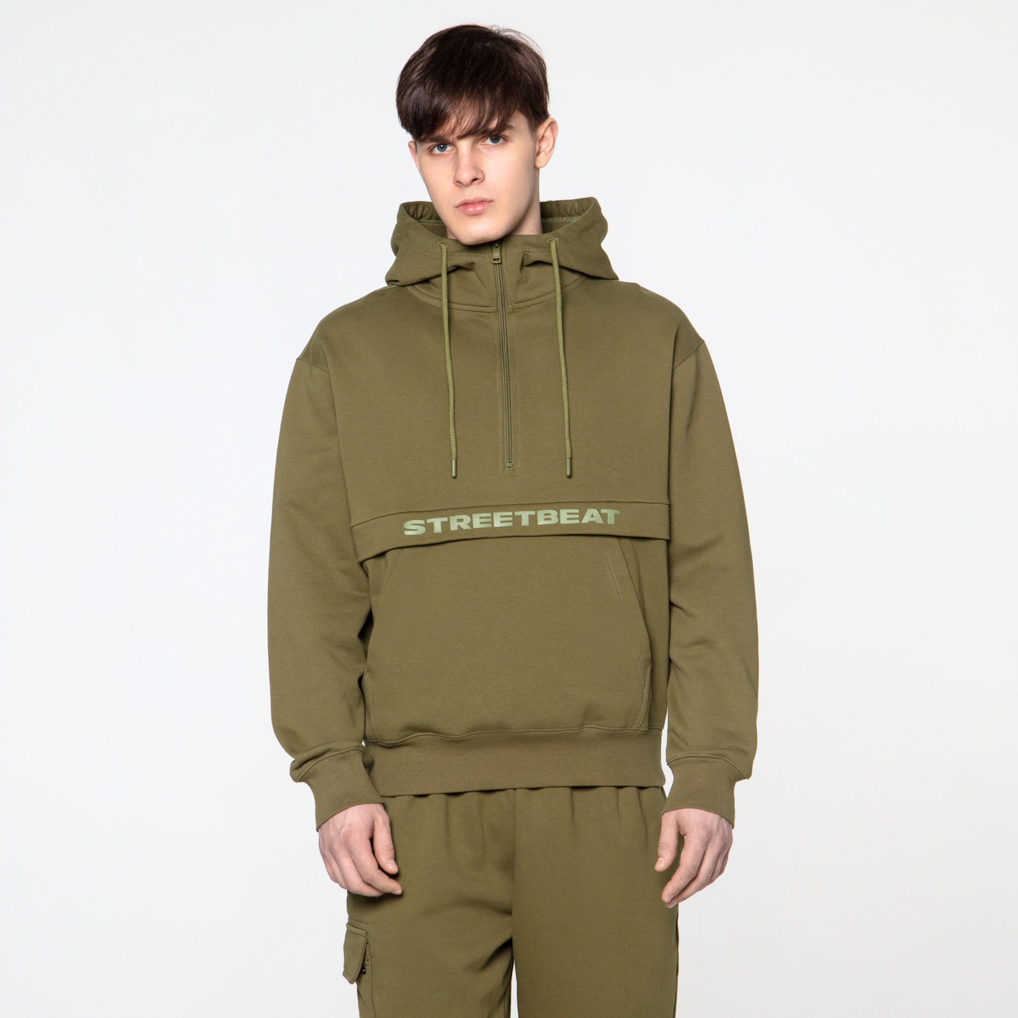 Мужская худи Street Beat Logo French Terry Hoodie — размер 50-52 / L
