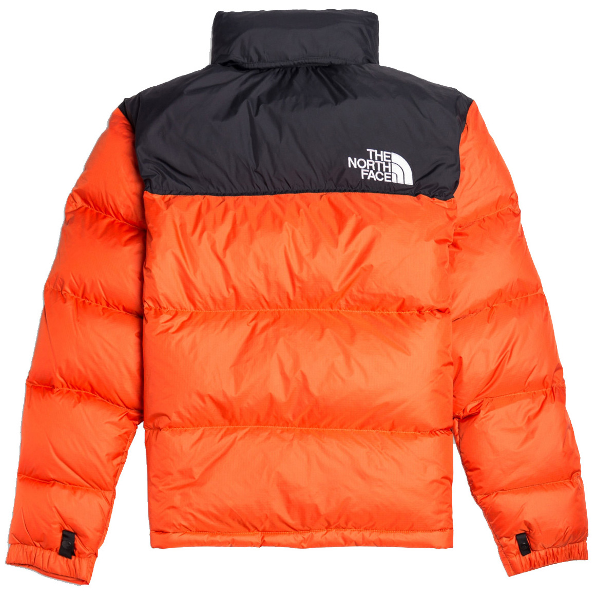 north face 1996 retro nuptse jacket orange