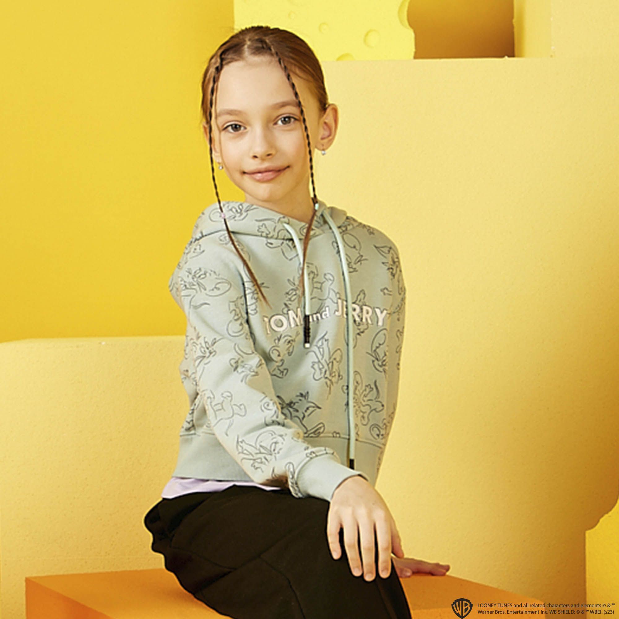 Подростковая короткая худи Street Beat Hoodie & Tom and Jerry Streetbeat