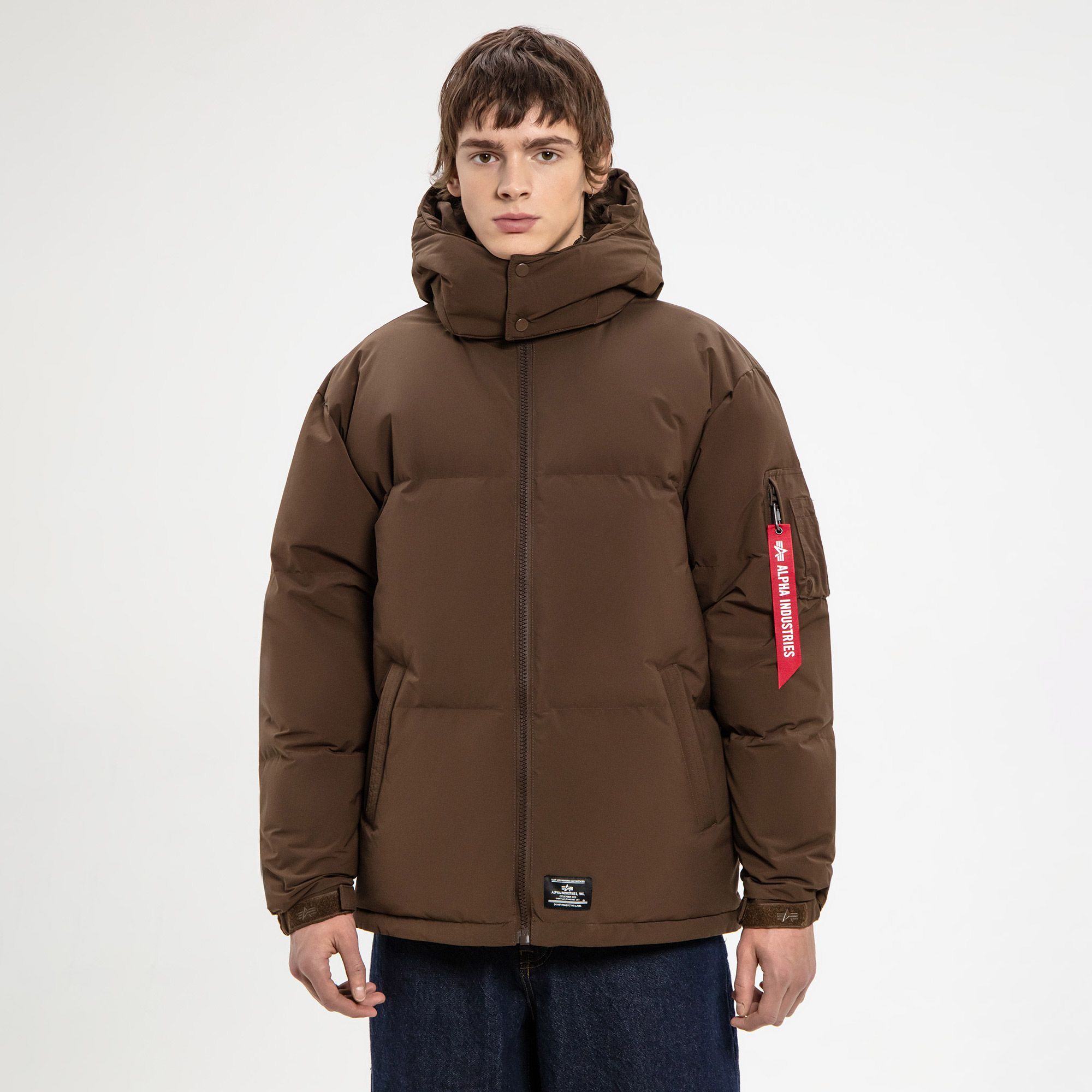 Мужской пуховик Puffer Parka — размер 54-56 / 2XL