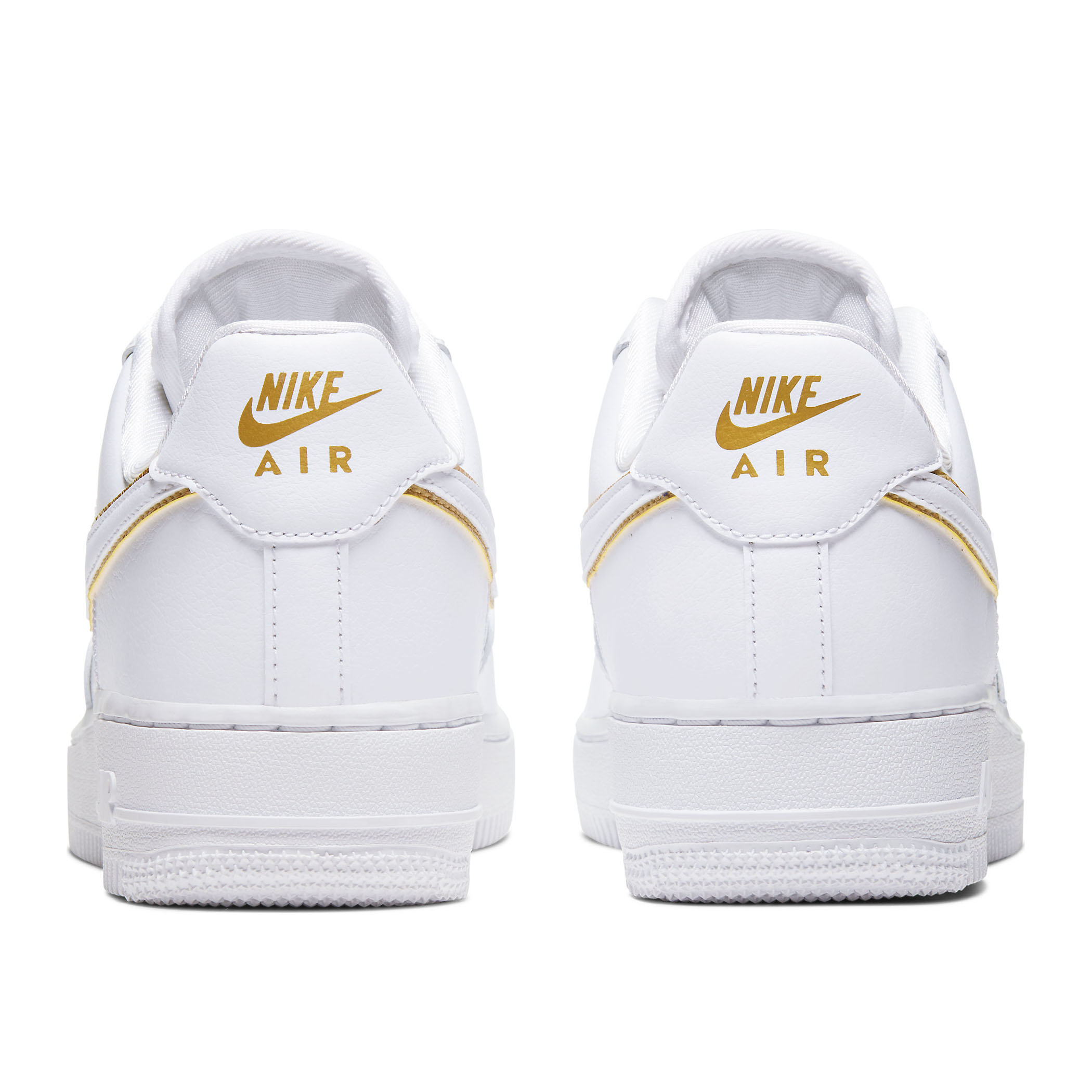 nike air force 1 07 white and gold