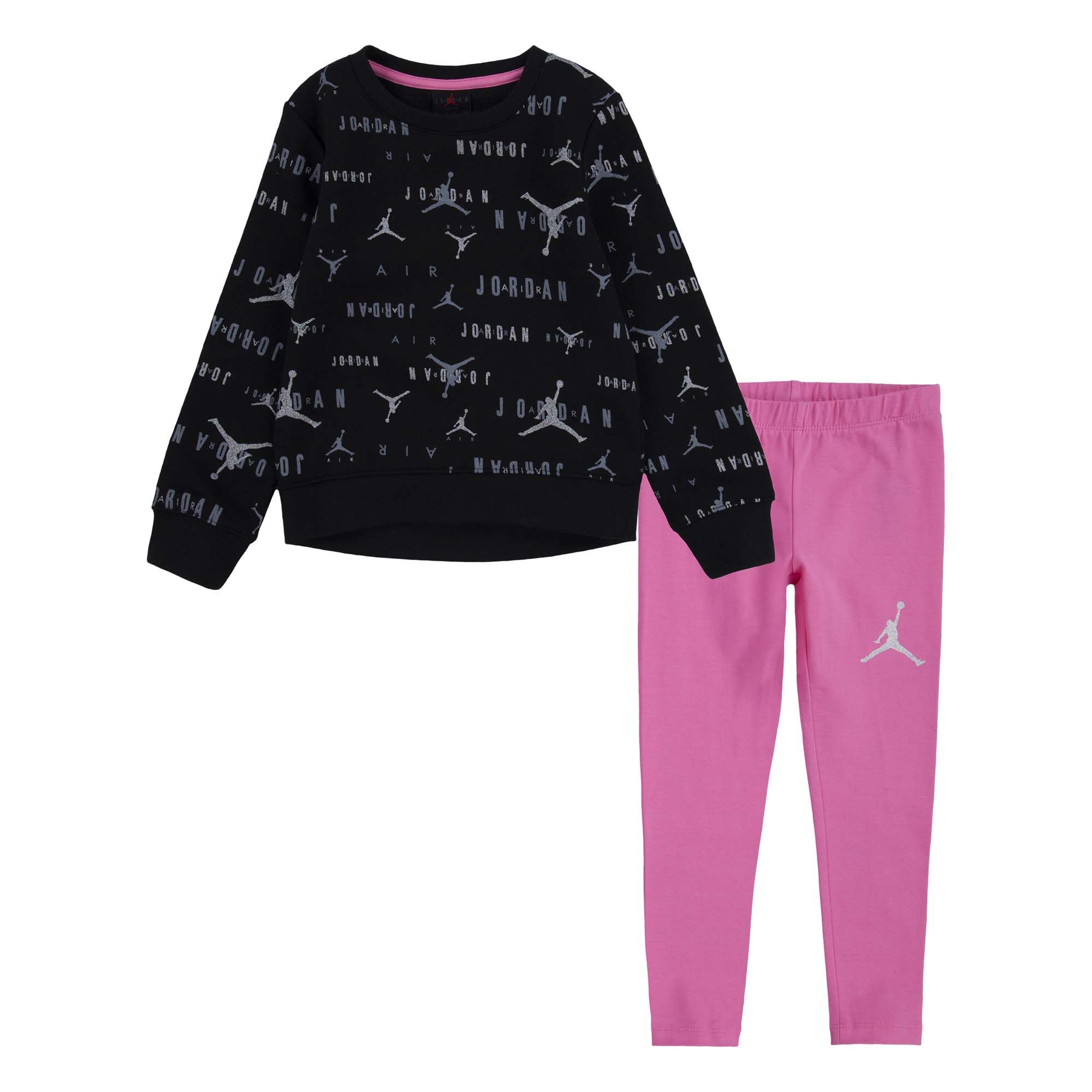 Комплект: пуловер и брюки Iridescent Crew Legging Jordan