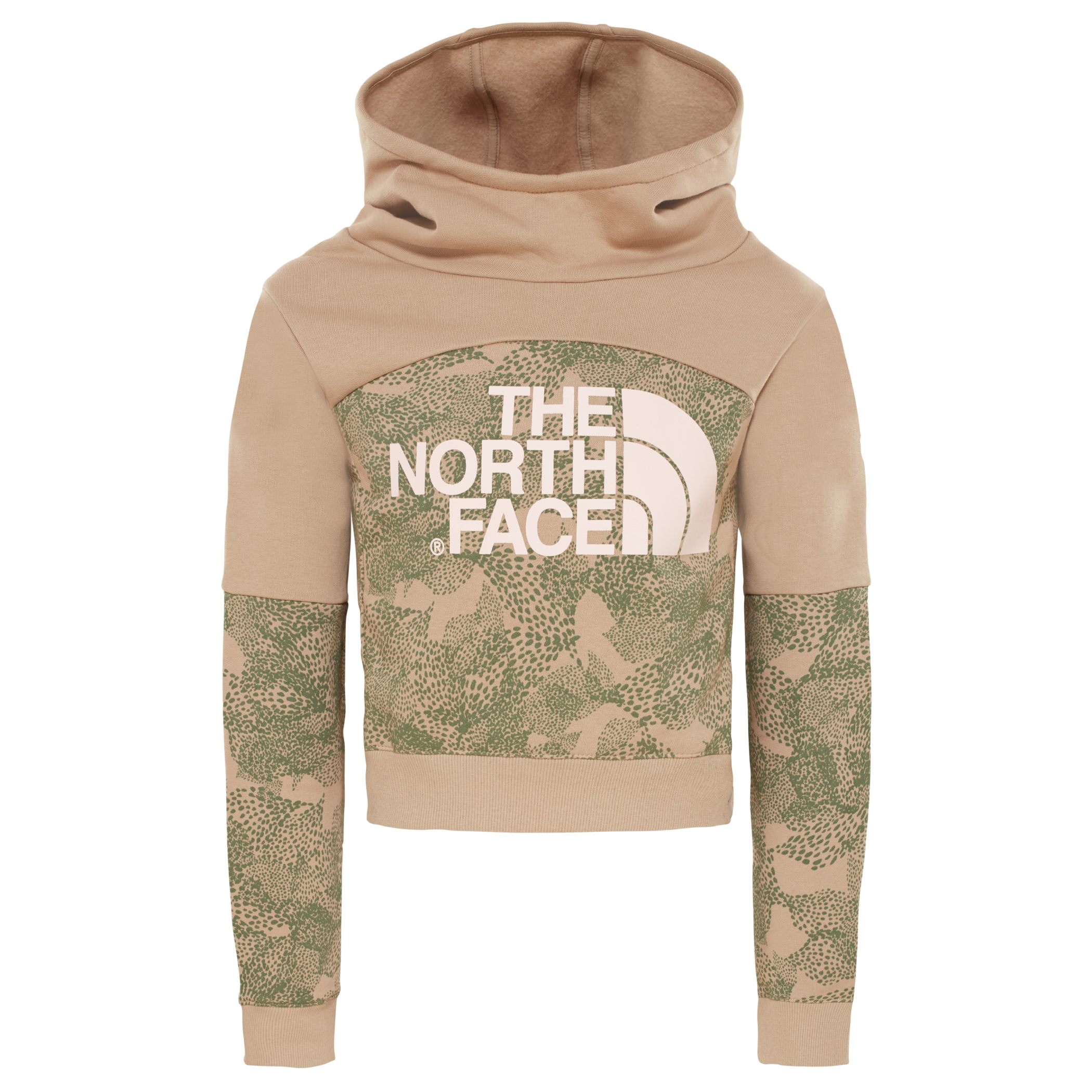 north face beige hoodie