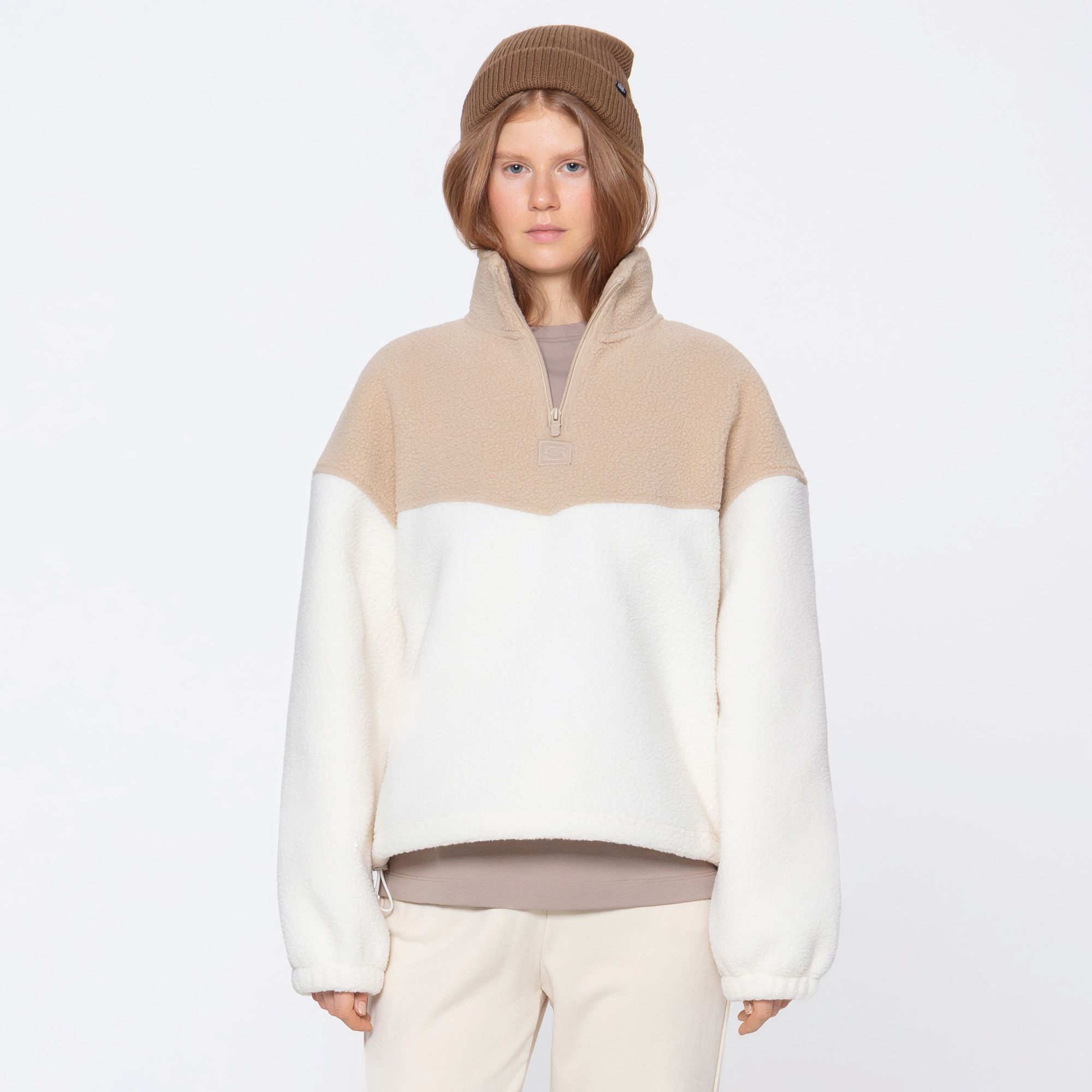 Женская флисовая кофта STREETBEAT Fleece Half-Zip Sherpa Anorak