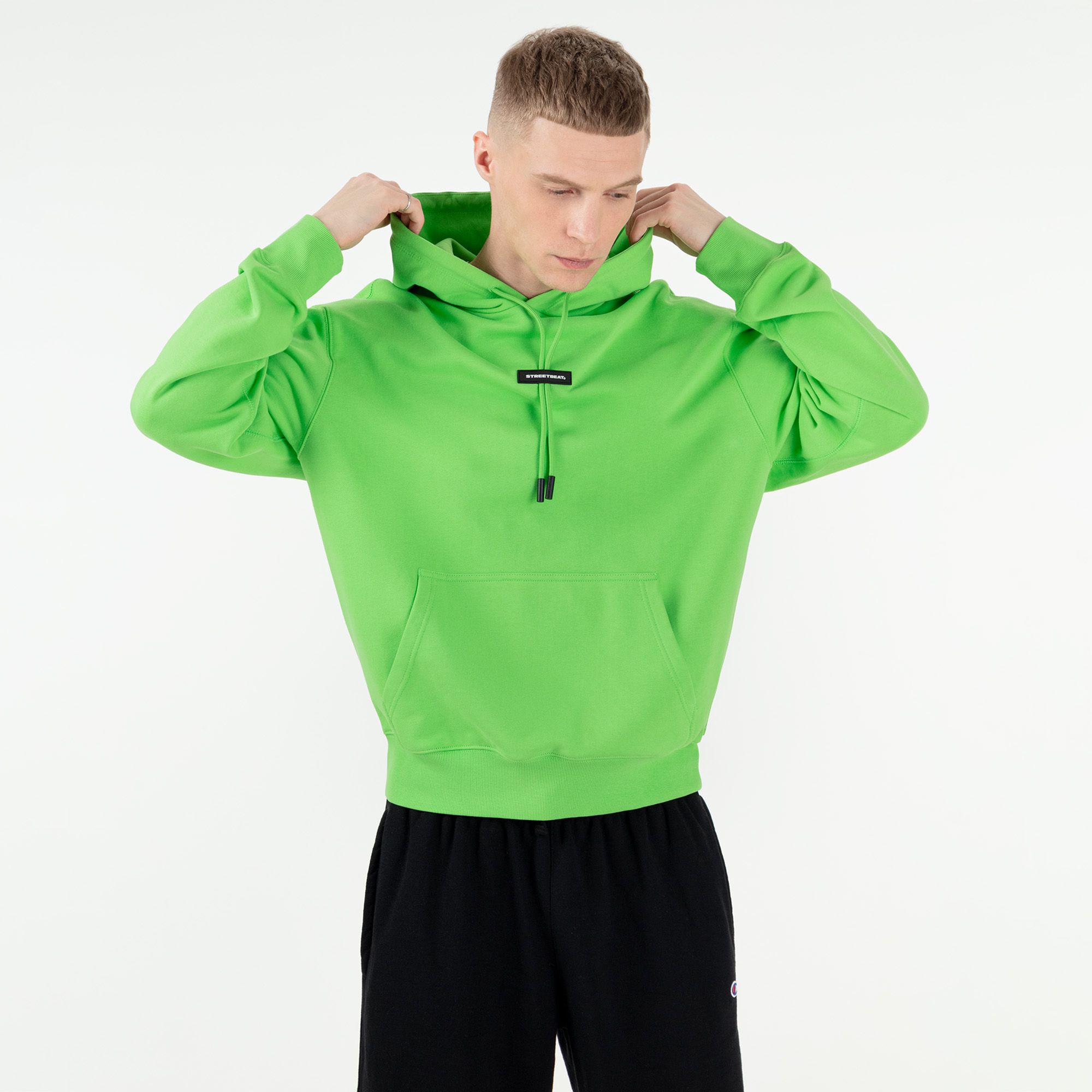 Худи Street Beat Patch Rubber Logo Hoodie Streetbeat