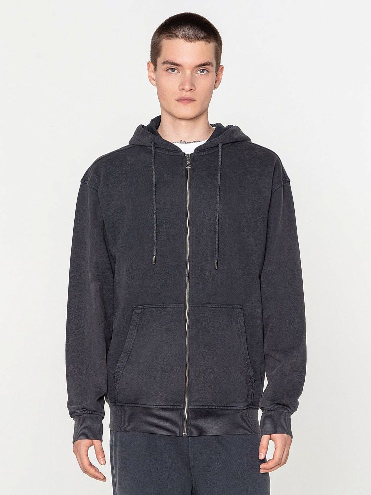 Мужская толстовка Streetbeat Washed Full Zip French Terry Hoodie