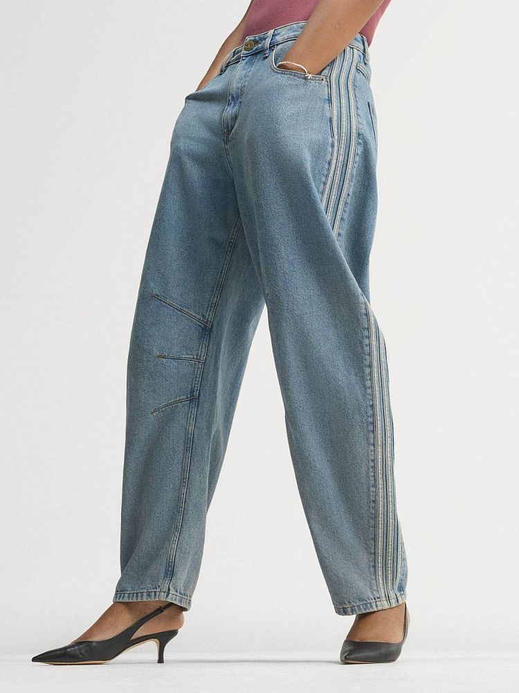 Женские джинсы High Rise Barrel Leg Denim Pant Adidas