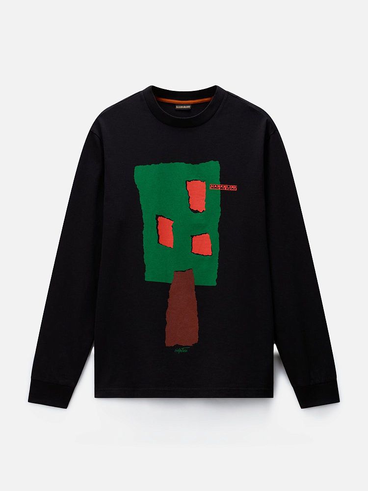 Мужской лонгслив Graphic-print Long-sleeve T-shirt — размер 50-52 / L