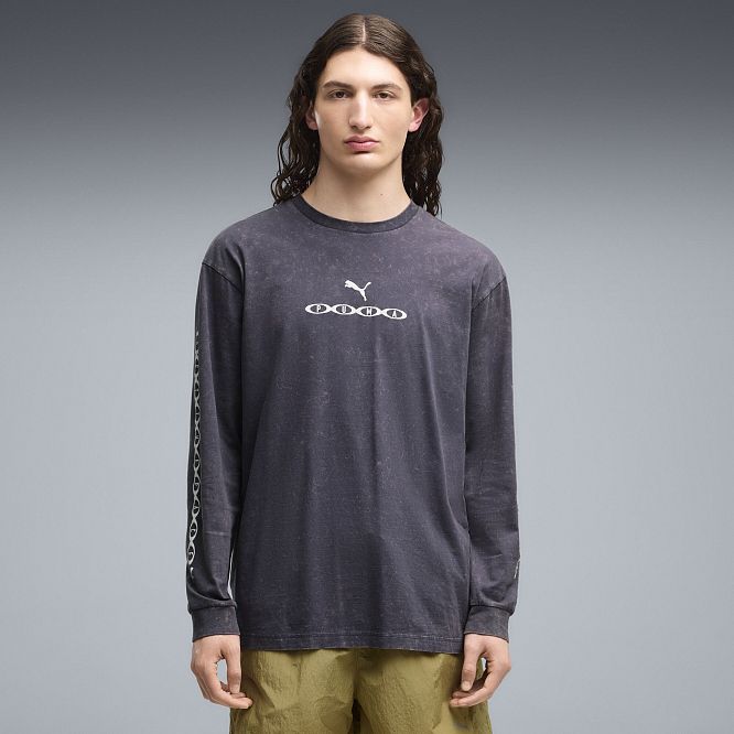 カントリー・ライフ Мужской лонгслив PUMA Run Culture Collective Longsleeve 63675535