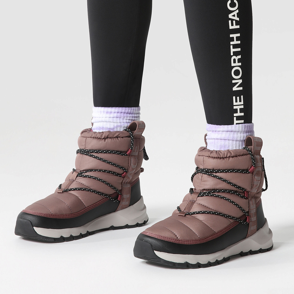 фото Женские ботинки the north face thermoball lace up winter