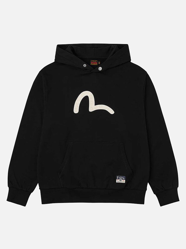 Мужская худи Seagull Printed Hoodie Evisu