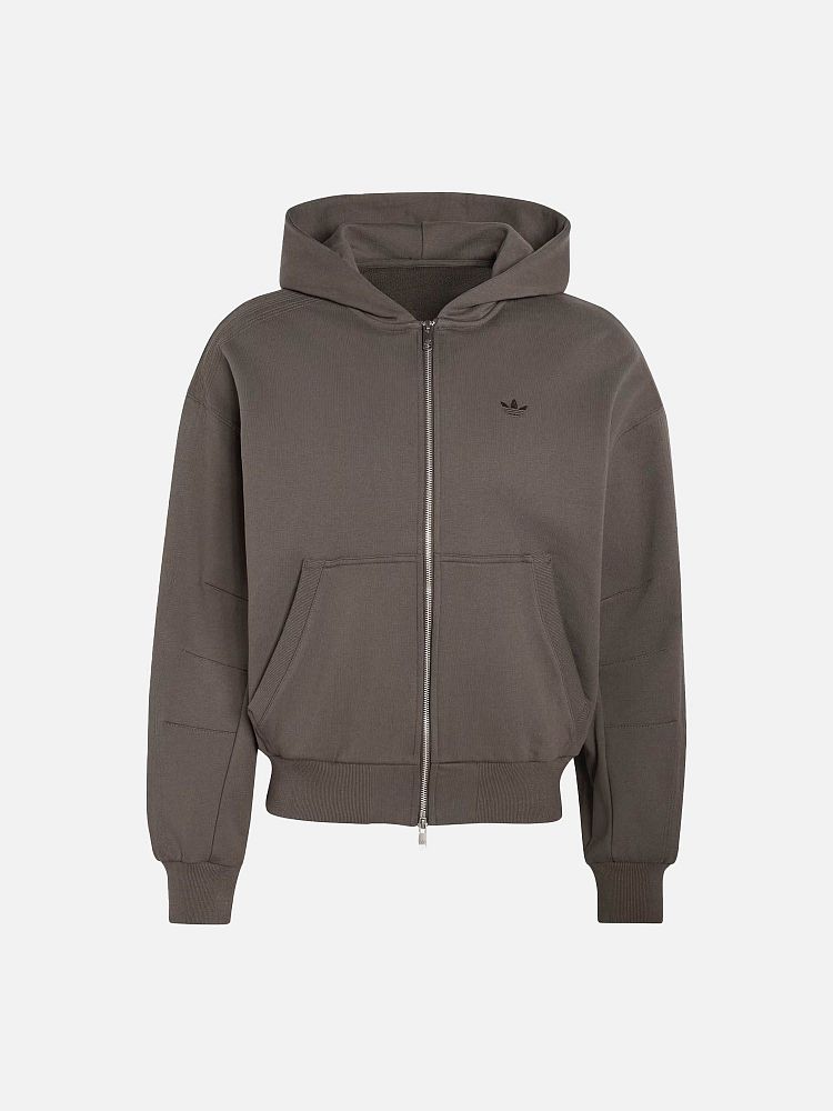 Мужская толстовка Premium Essentials Cropped Full Zip Hoodie Adidas